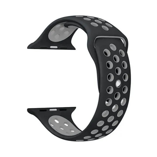 Fortress Apple Watch Band - 42/44/45mm Sport-ML-BlackGray Scooch Watch Band