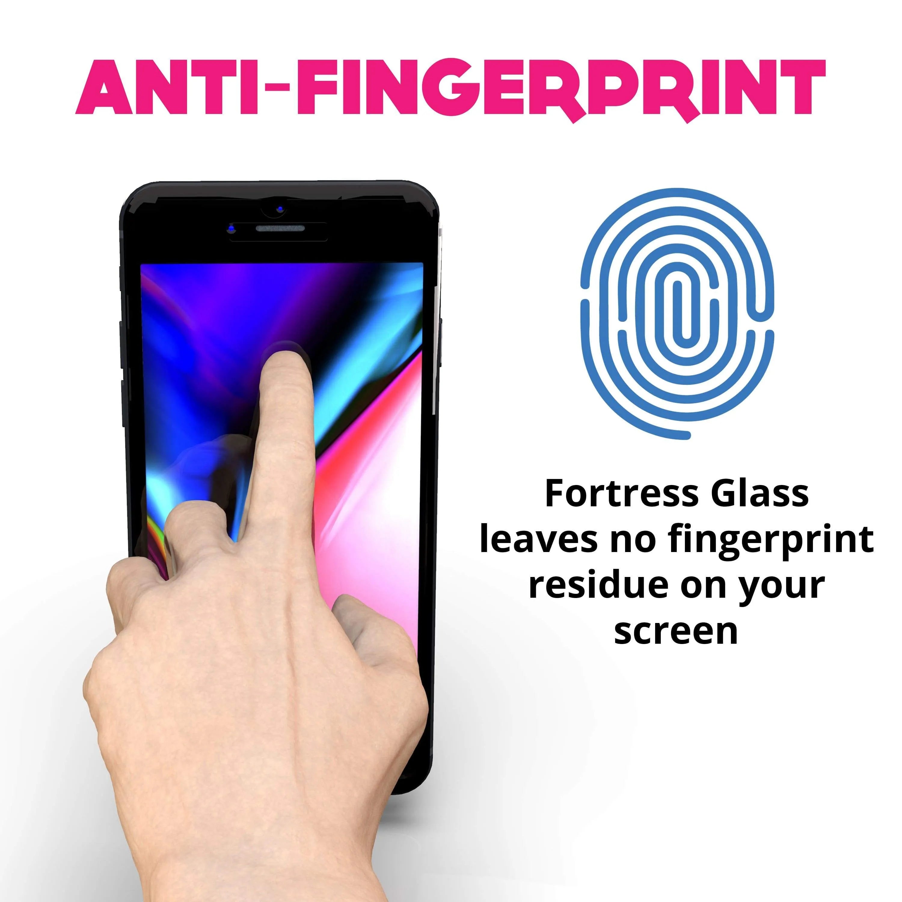Fortress iPhone SE/8/7 Screen Protector - $200 Device Coverage Scooch Screen Protector