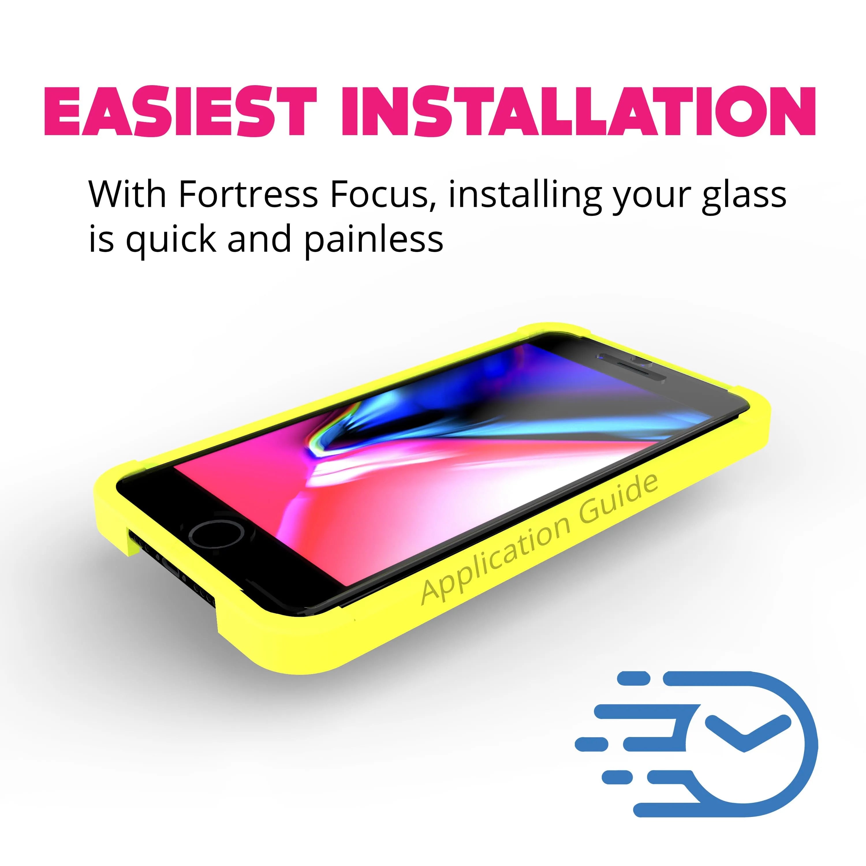 Fortress iPhone SE/8/7 Screen Protector - $200 Device Coverage Scooch Screen Protector