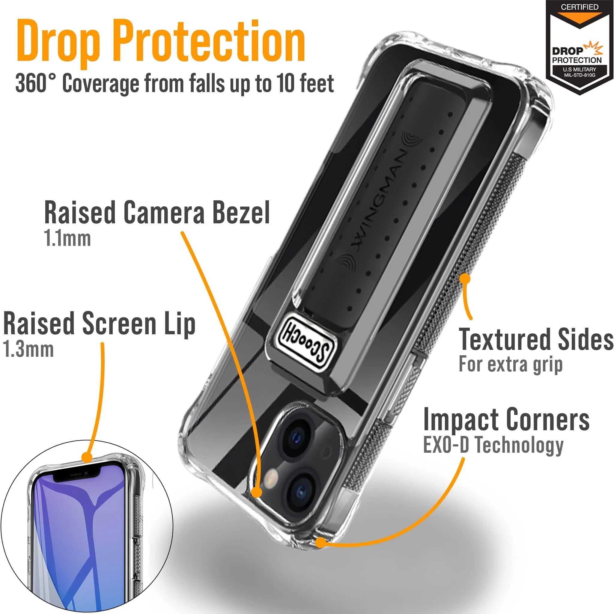 Scooch Wingman for iPhone 13 Mini Scooch Wingman