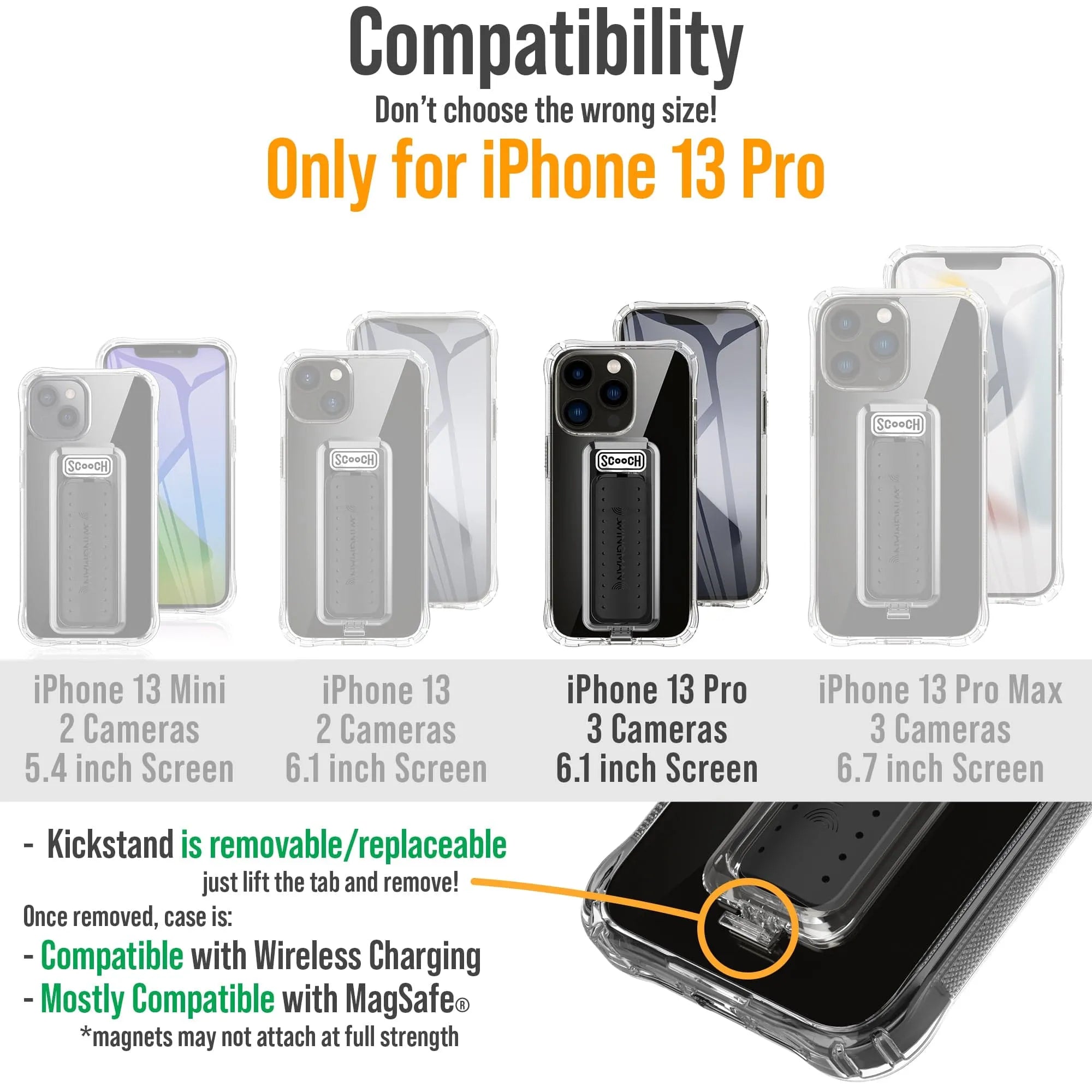 Scooch Wingman for iPhone 13 Pro Scooch Wingman