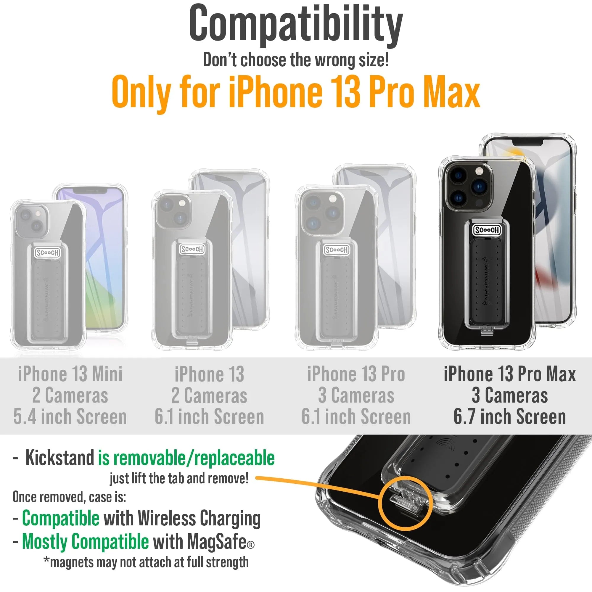 Scooch Wingman for iPhone 13 Pro Max Scooch Wingman
