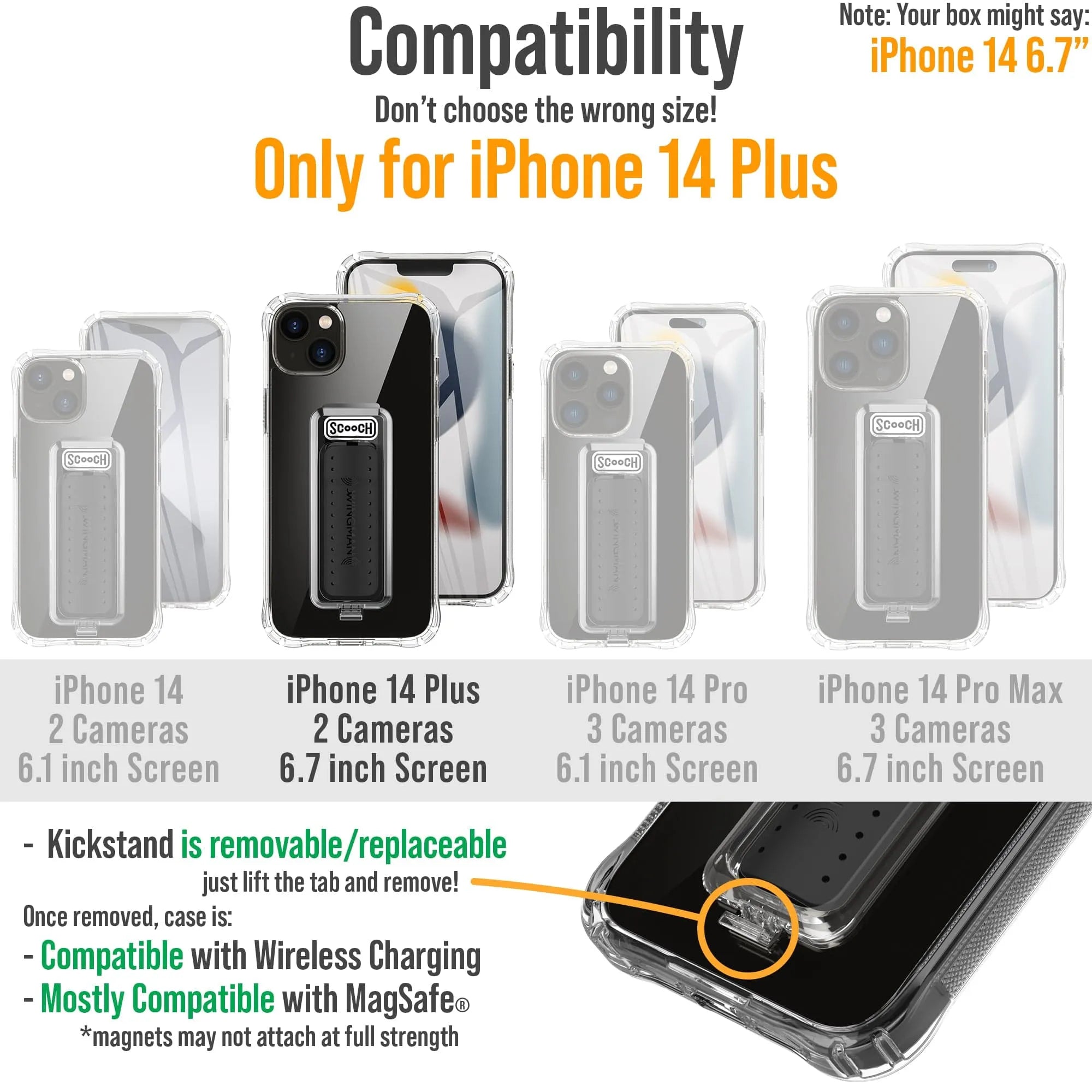 Scooch Wingman for iPhone 14 Plus Scooch Wingman