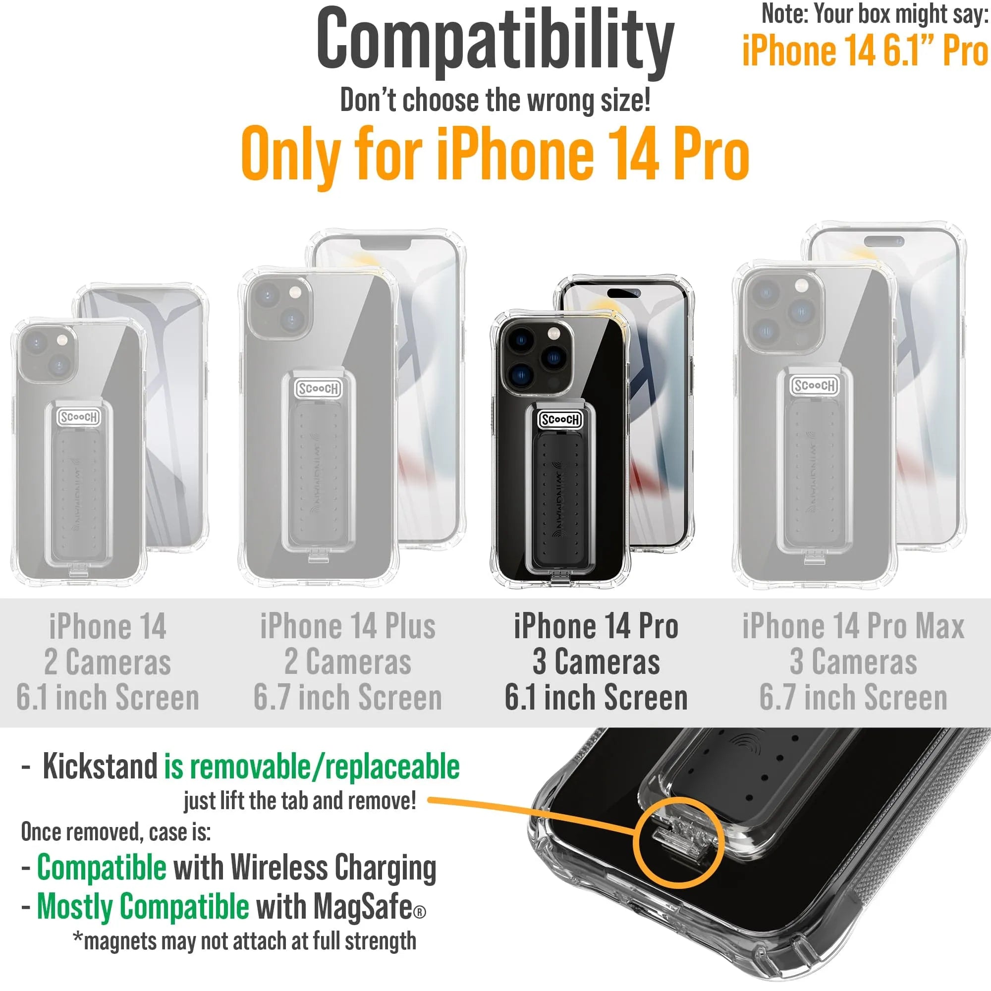 Scooch Wingman for iPhone 14 Pro Scooch Wingman