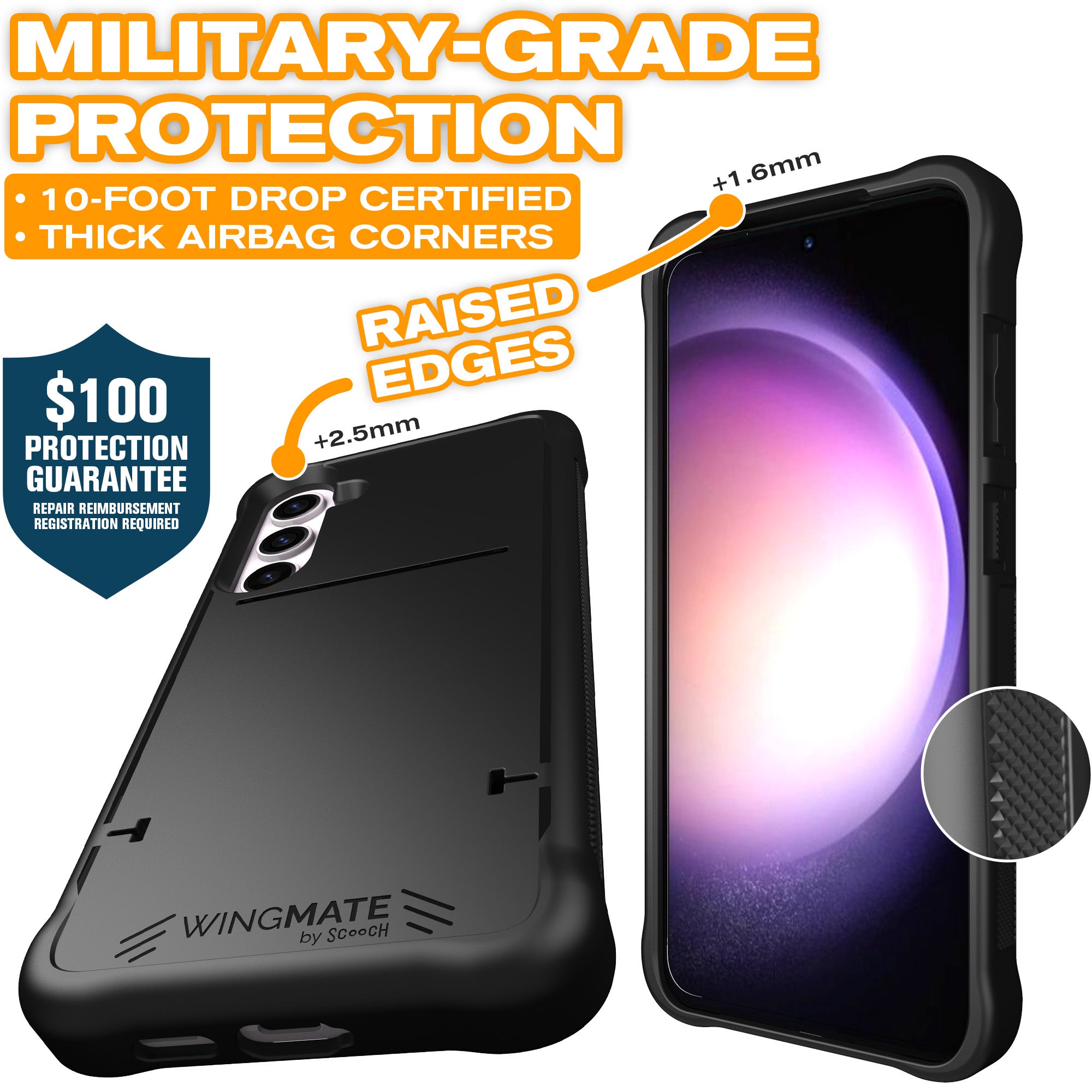 Wingmate Defender Bundle for Samsung Galaxy S25+