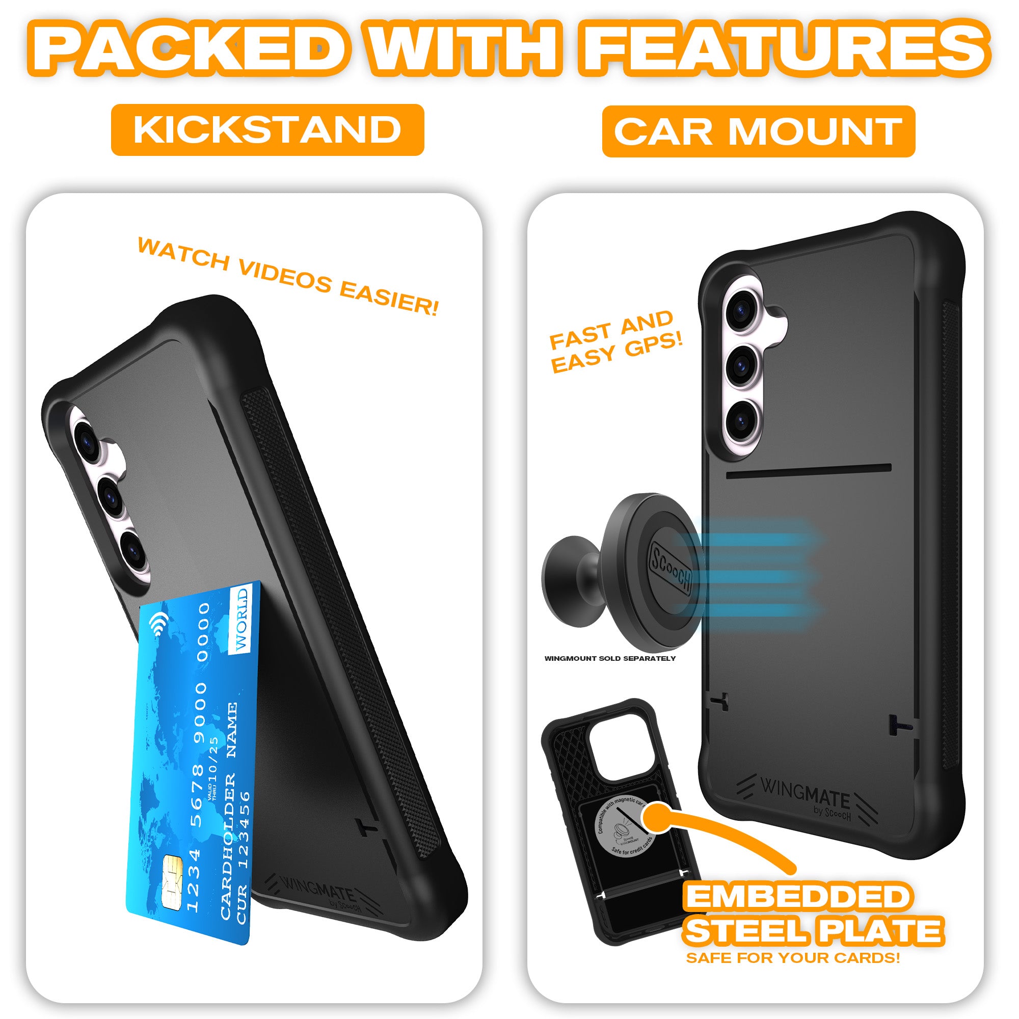 Wingmate Defender Bundle for Samsung Galaxy S25+