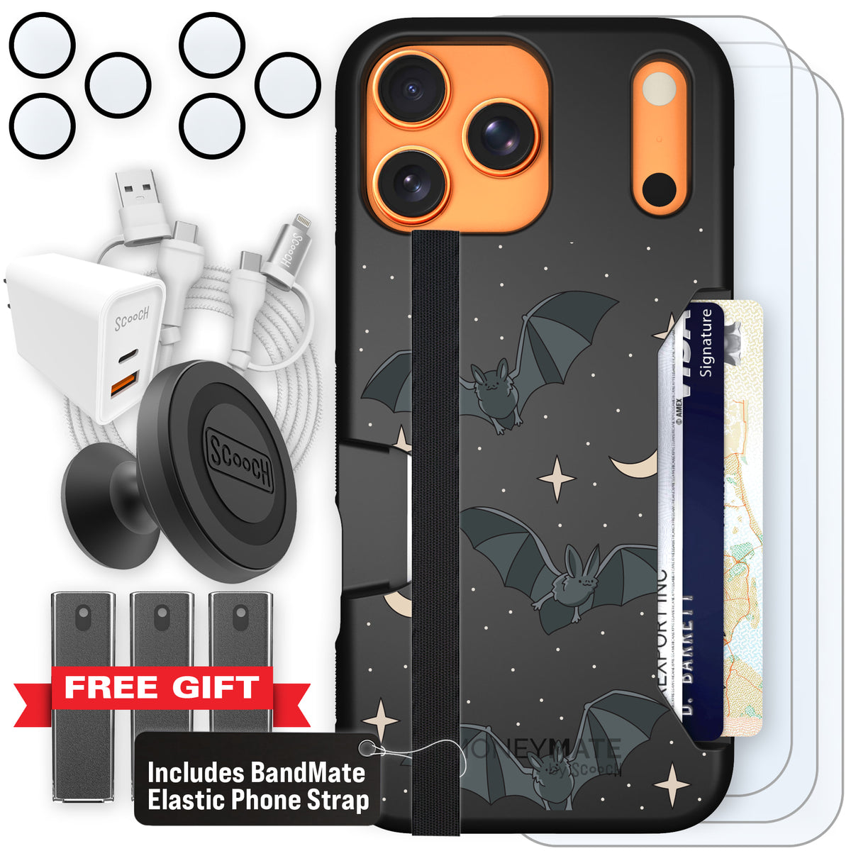 Scooch Moneymate Batty Skies ultimate bundle featuring the original Batty Skies print