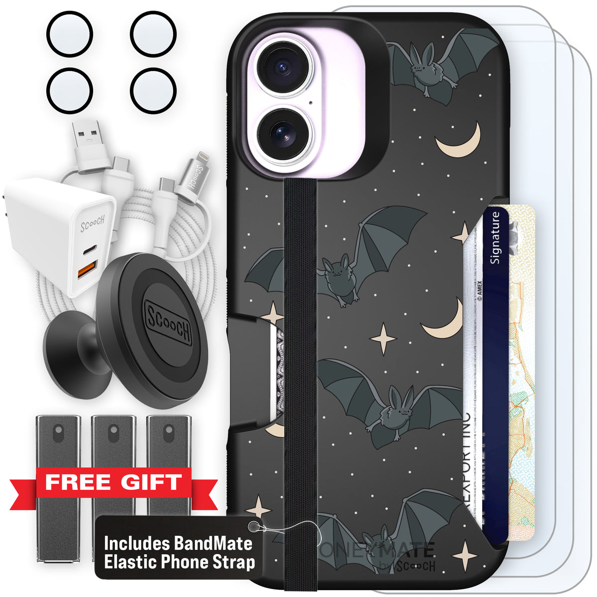 Scooch Moneymate Batty Skies ultimate bundle featuring the original Batty Skies print
