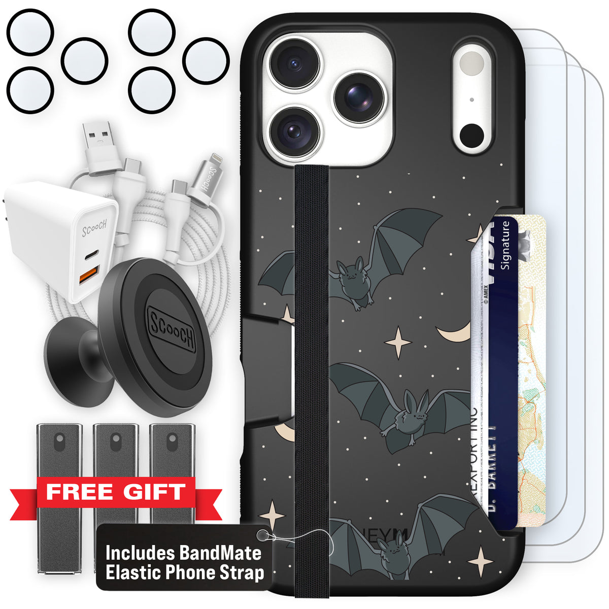 Scooch Moneymate Batty Skies ultimate bundle featuring the original Batty Skies print