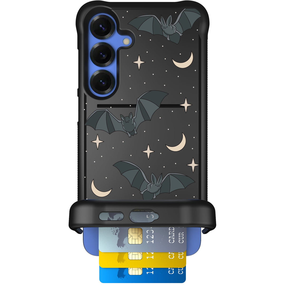 Scooch Wingmate Batty Skies case featuring the original Batty Skies print