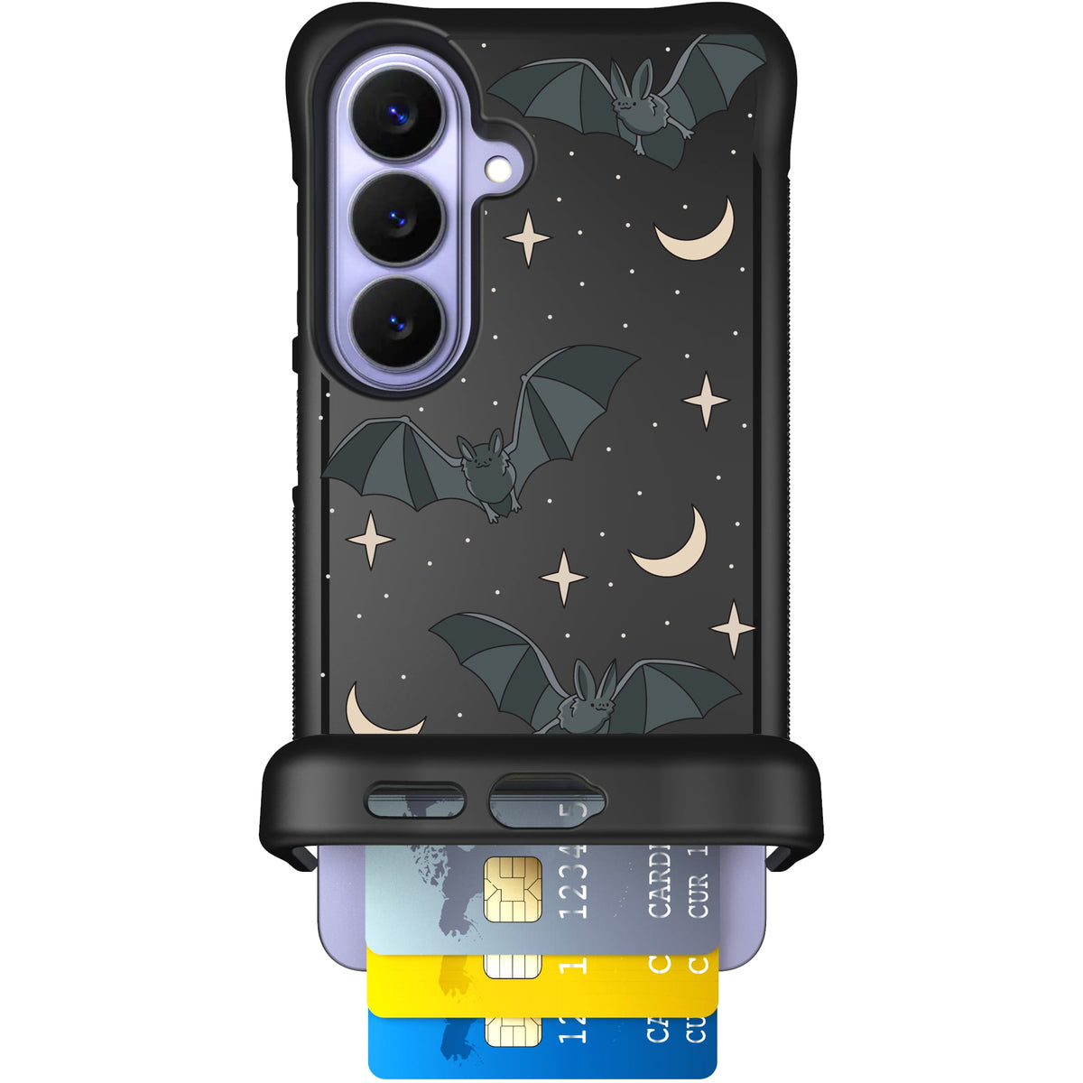 Scooch Wingmate Batty Skies case featuring the original Batty Skies print