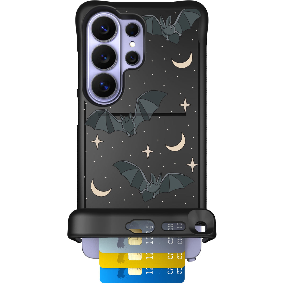 Scooch Wingmate Batty Skies case featuring the original Batty Skies print