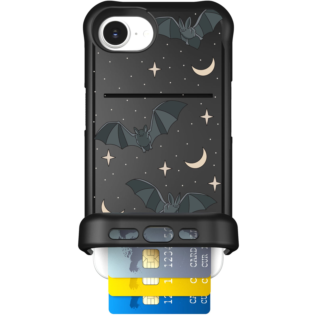 Scooch Wingmate Batty Skies case featuring the original Batty Skies print