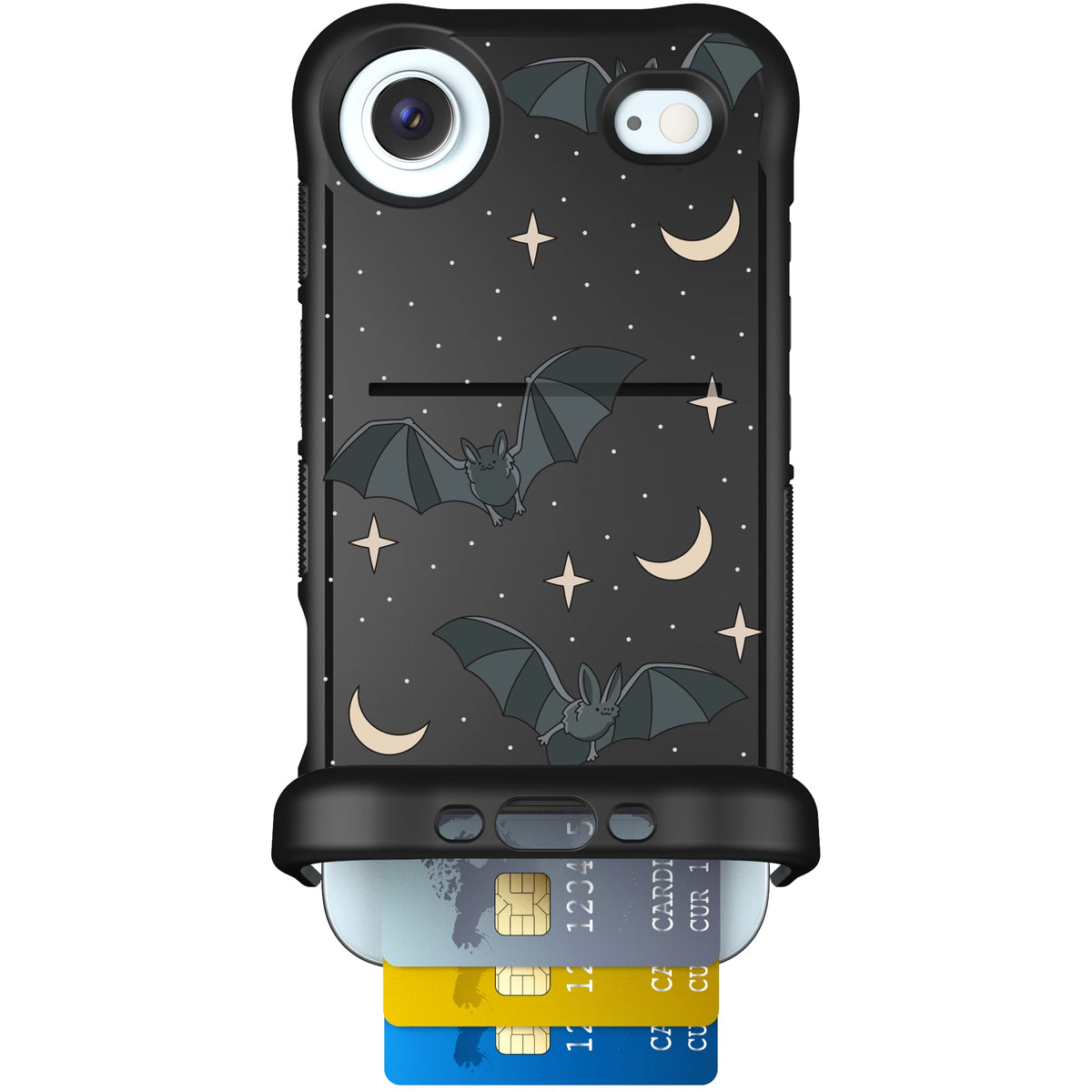 Scooch Wingmate Batty Skies case featuring the original Batty Skies print