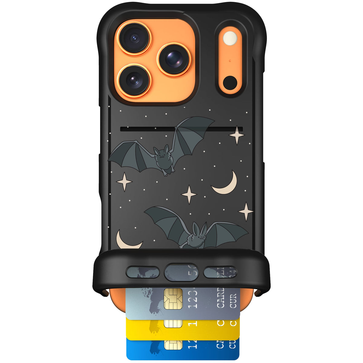 Scooch Wingmate Batty Skies case featuring the original Batty Skies print