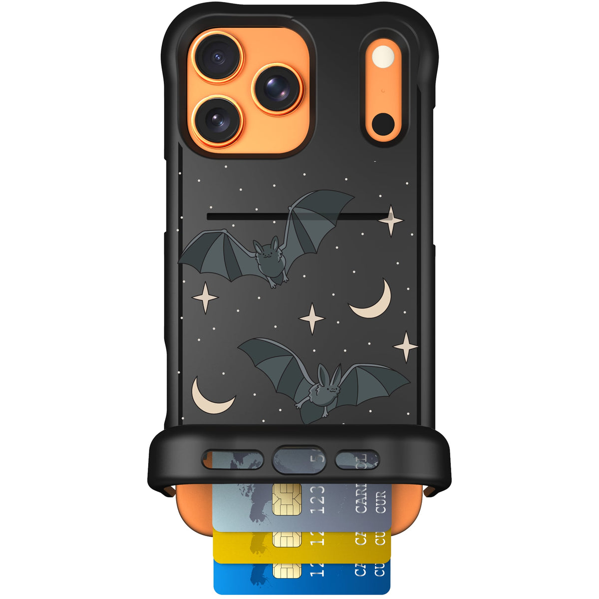 Scooch Wingmate Batty Skies case featuring the original Batty Skies print