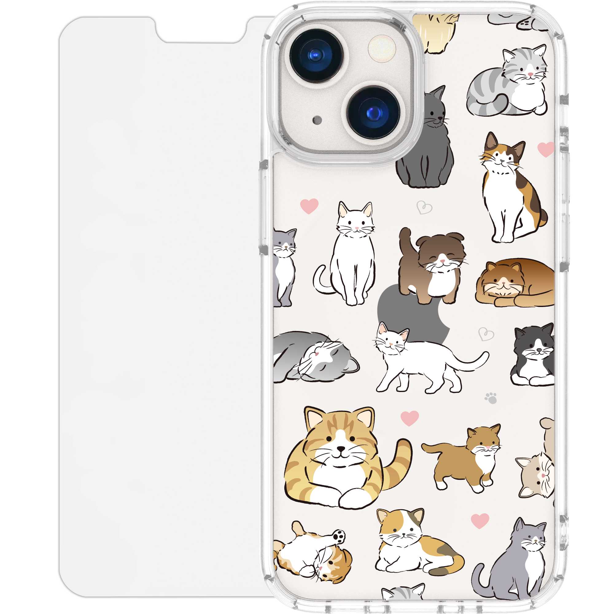 Scooch CrystalCase for iPhone 13 Mini CatParty Scooch CrystalCase