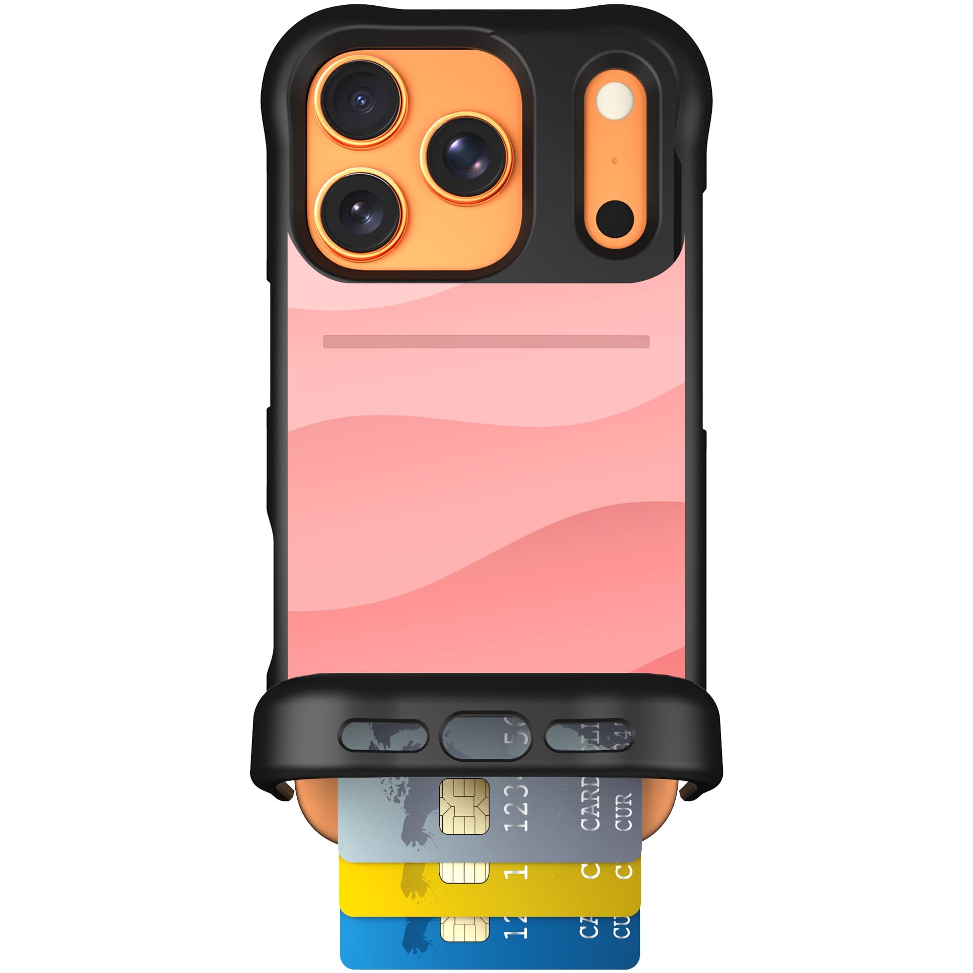 Scooch-Wingmate for iPhone 17 Pro-Pink Waves