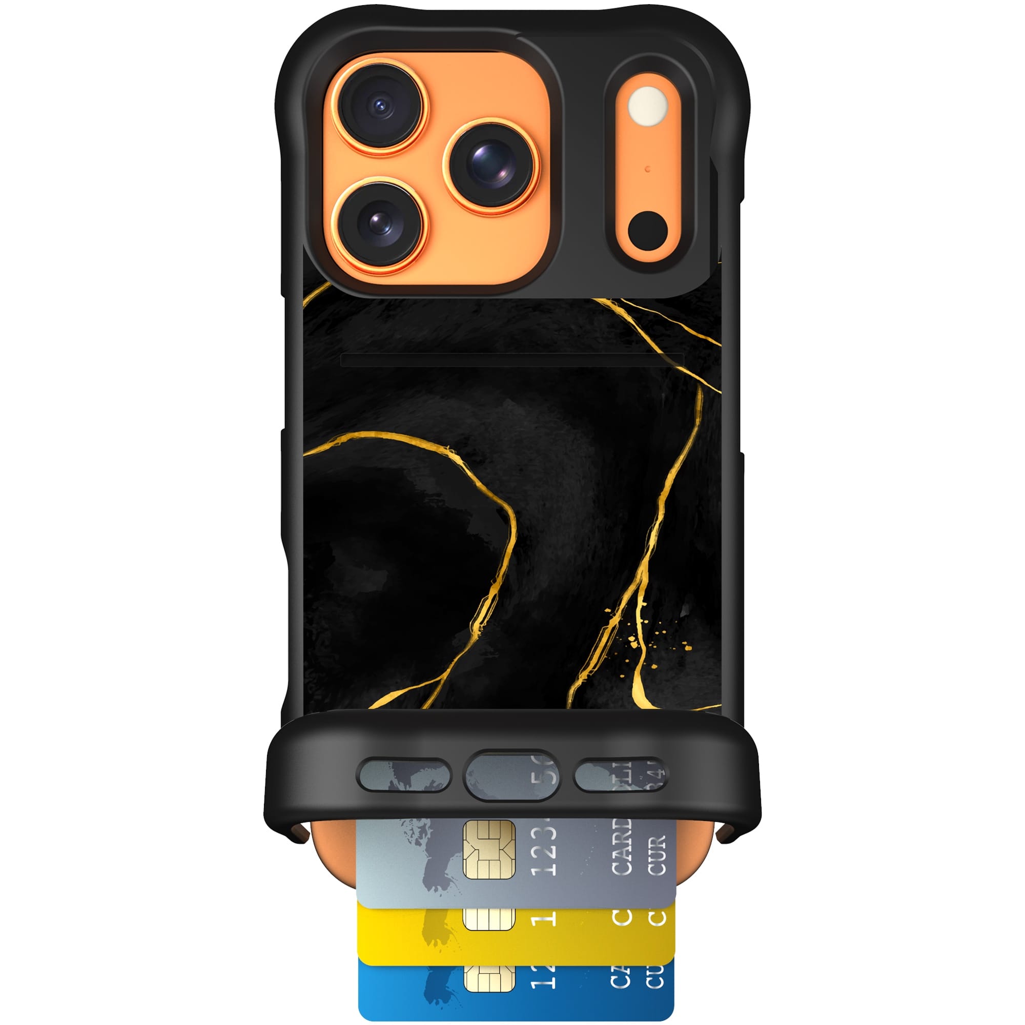 Scooch-Wingmate for iPhone 17 Pro-Black Marble