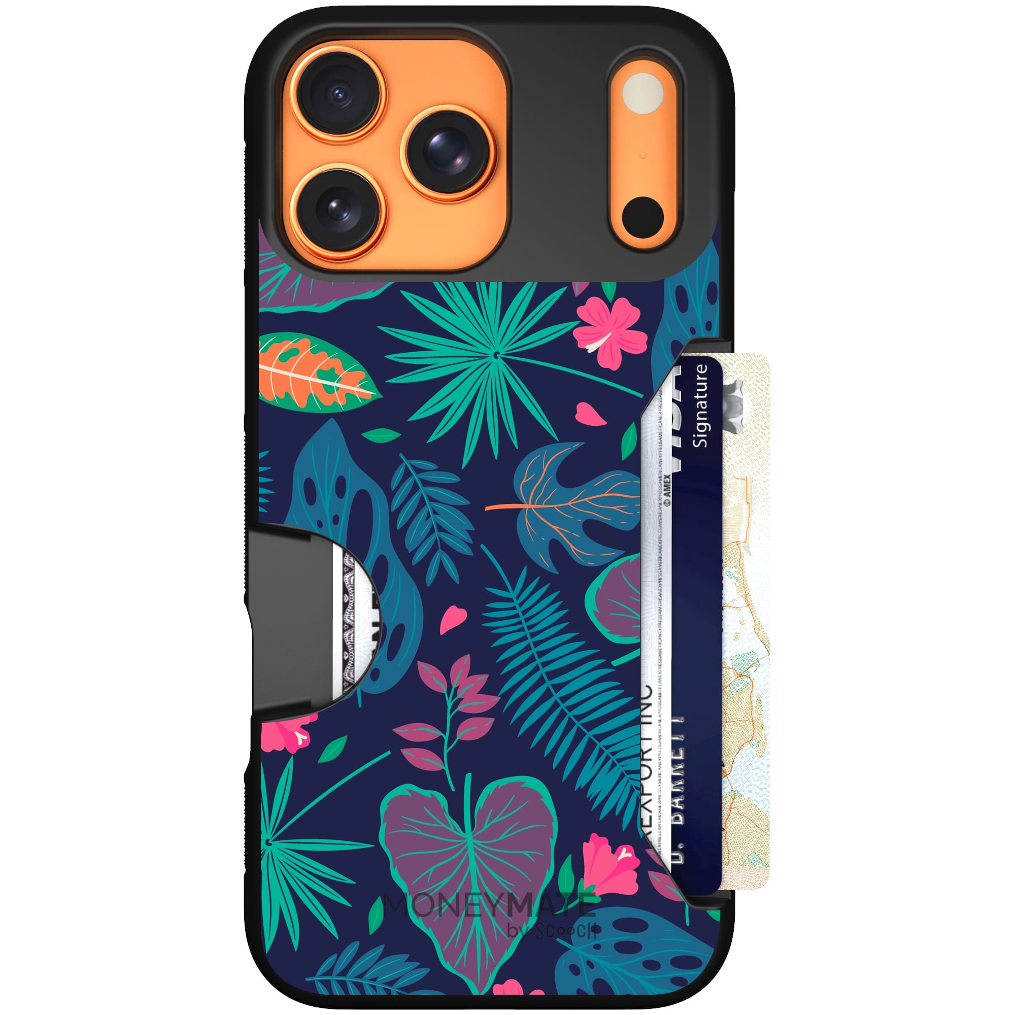 Scooch-Moneymate for iPhone 17 Pro Max-Tropical Leaves