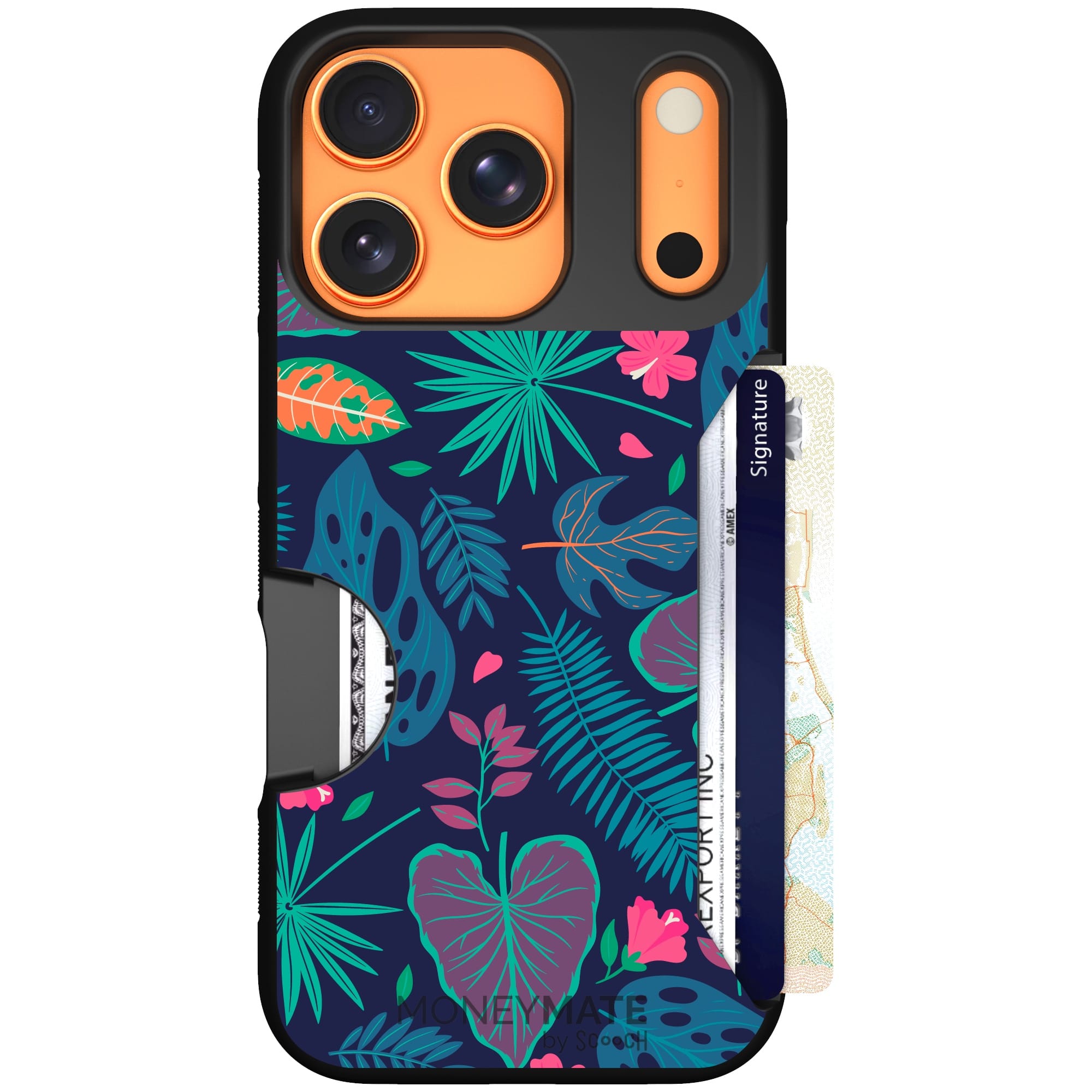Scooch-Moneymate for iPhone 17 Pro-Tropical Leaves