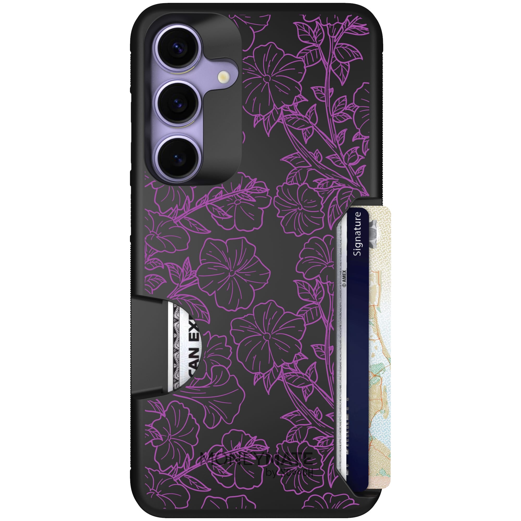 Scooch-Moneymate for Samsung Galaxy S25+-Purple Petunias