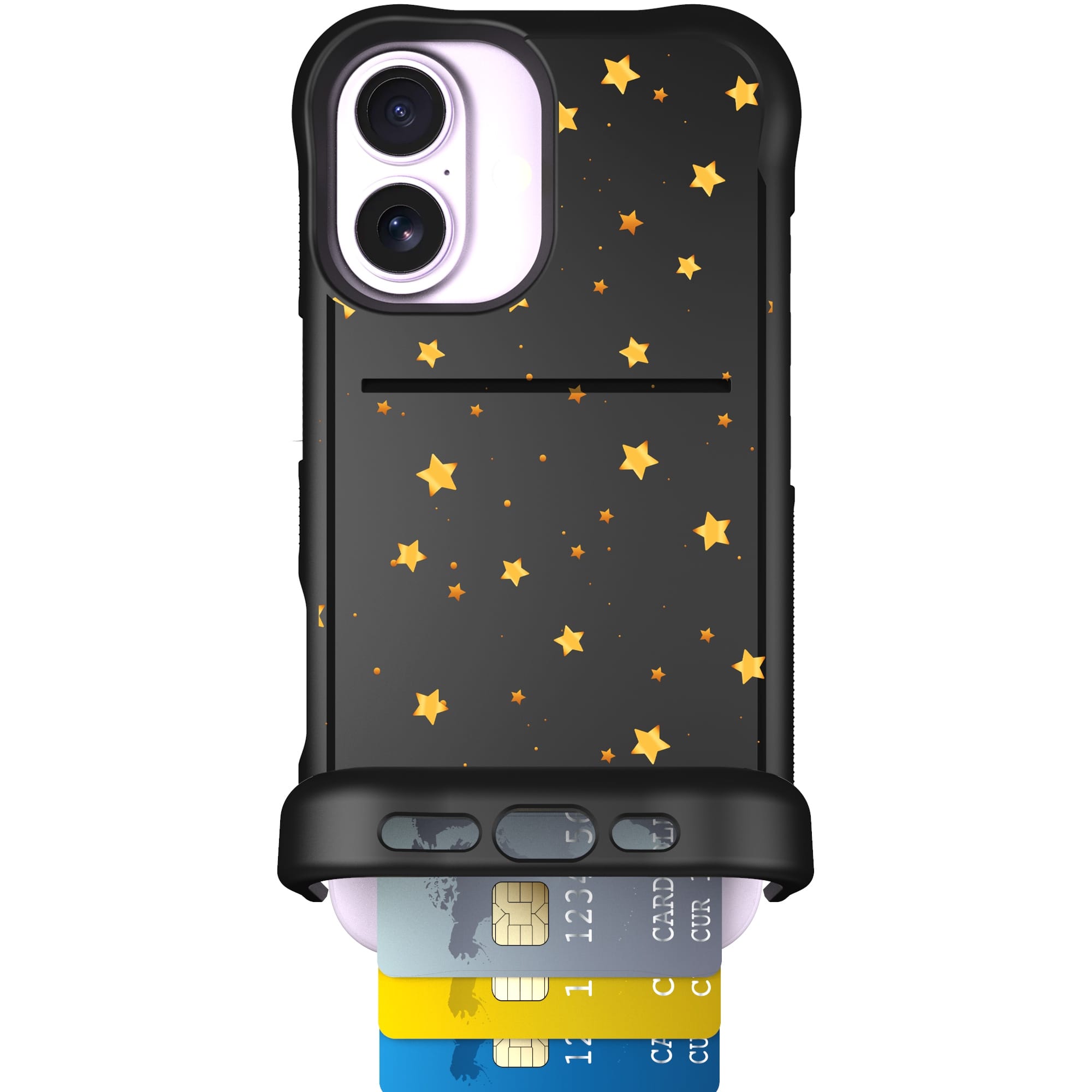 Scooch-Wingmate for iPhone 17-Gold Stars