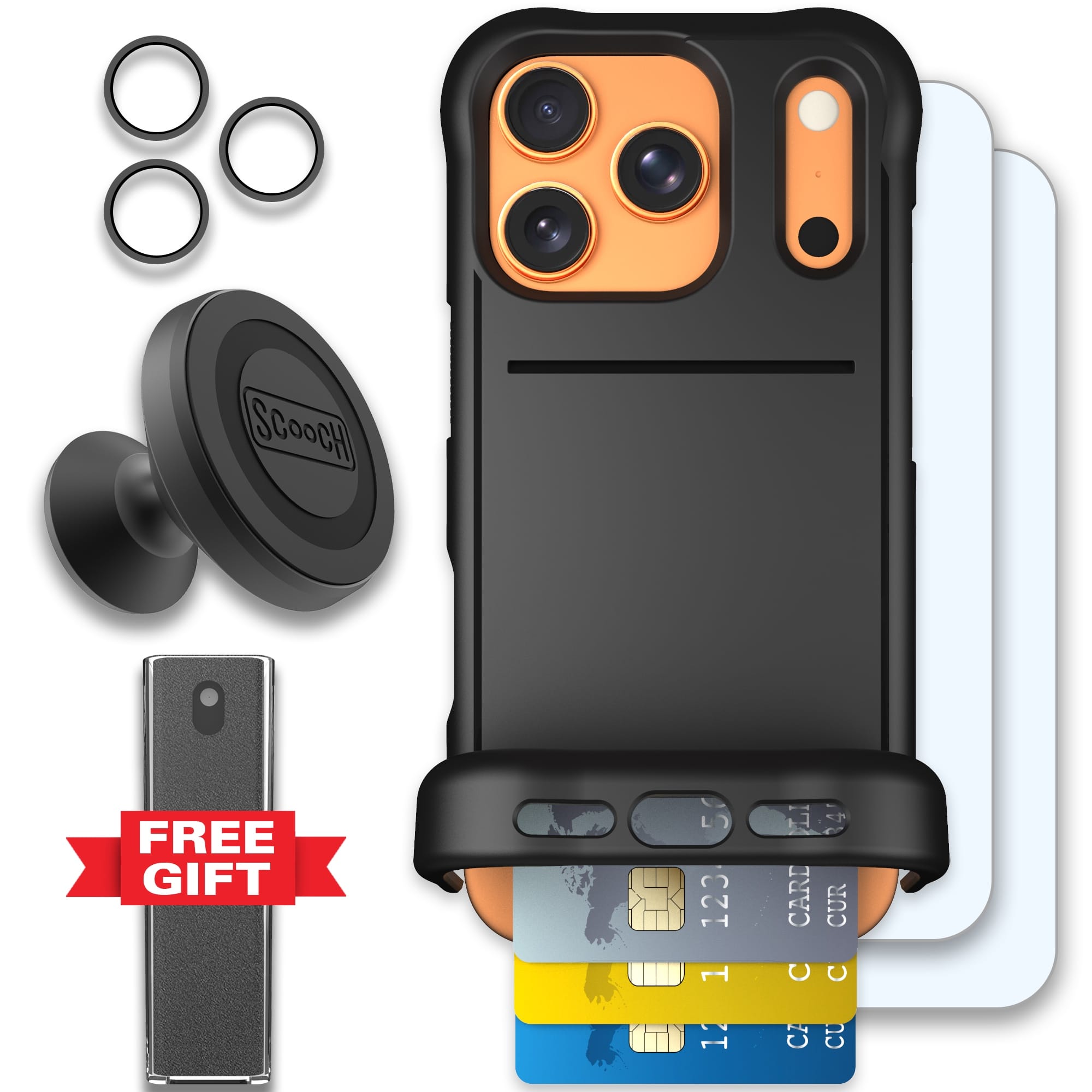 Scooch-Wingmate Defender Bundle for iPhone 17 Pro-