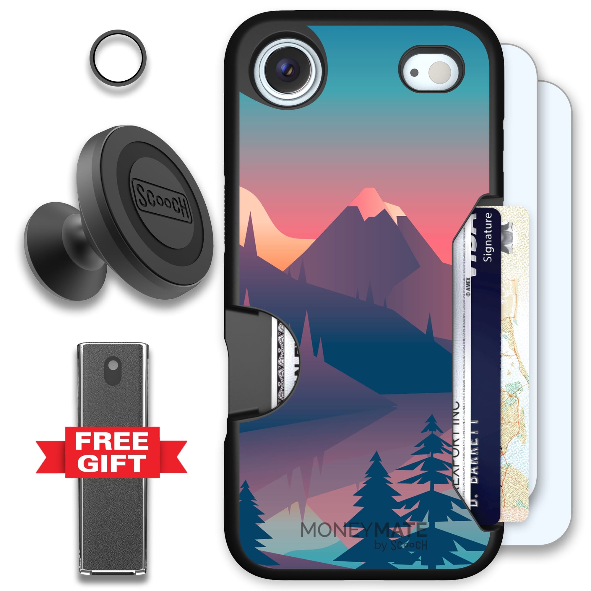 Scooch-Moneymate Defender Bundle for iPhone Air-Mountain Range