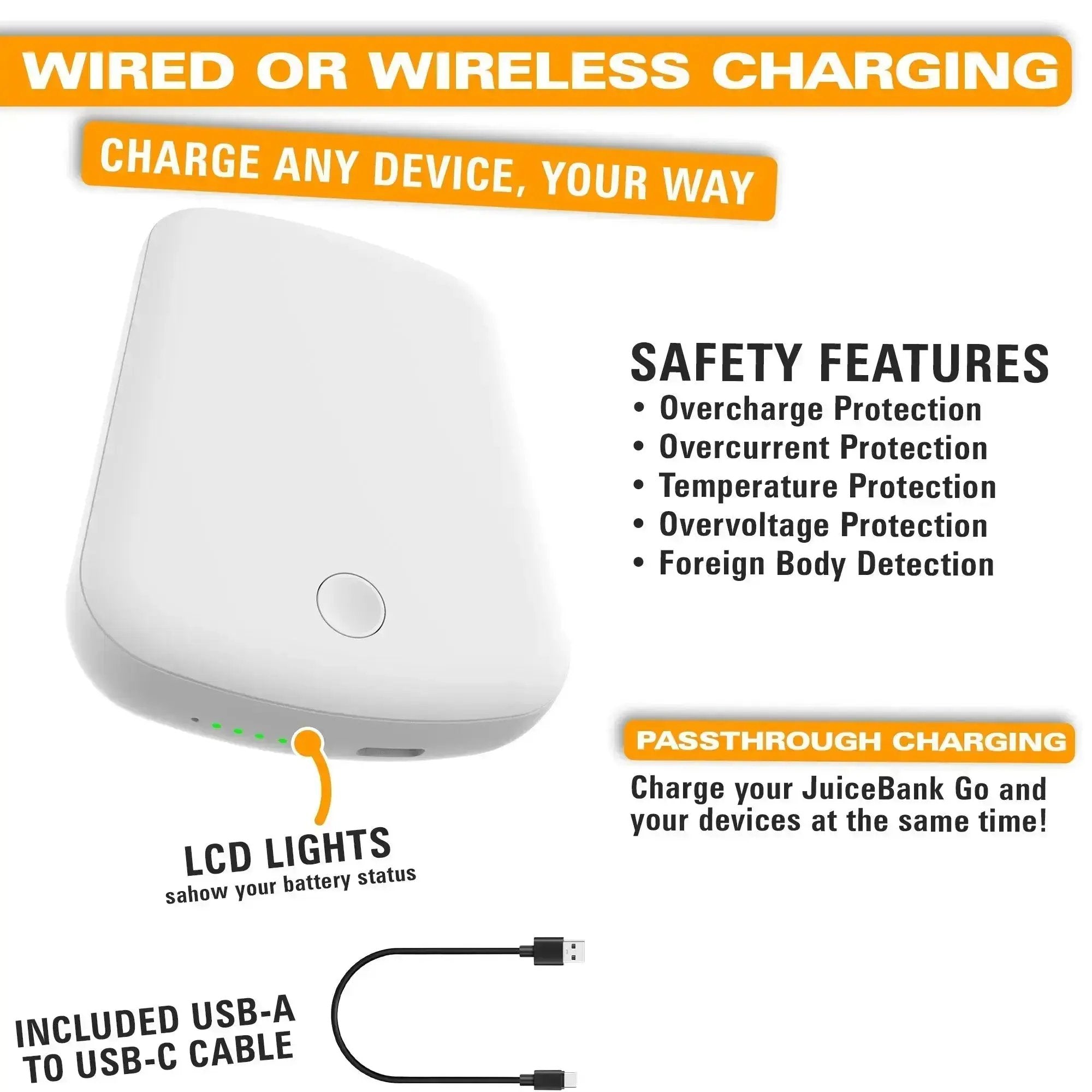 Scooch-JuiceBank Go for MagSafe - 10,000 mAh 2-in-1 MagSafe Power Bank-