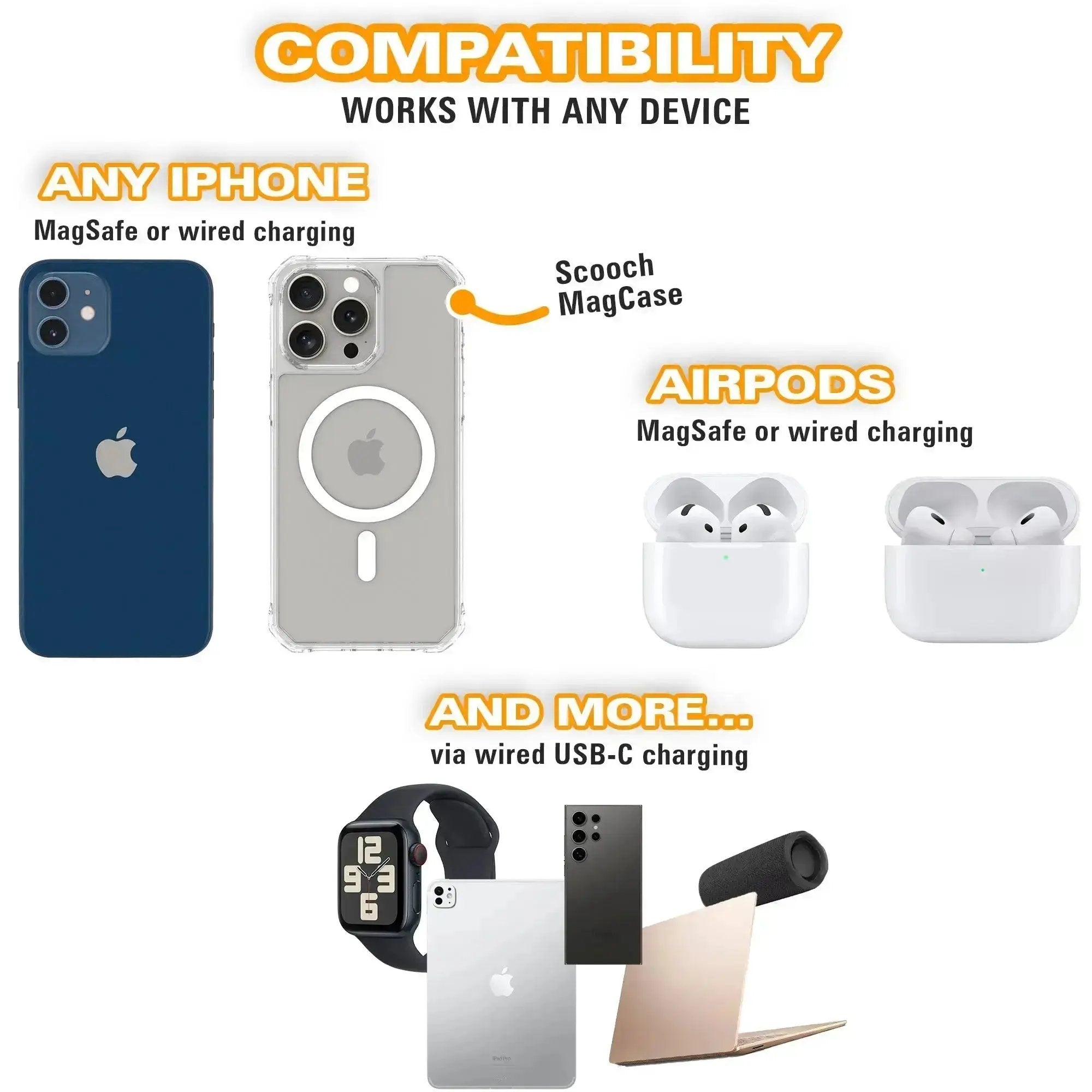 Scooch-JuiceBank Go for MagSafe - 10,000 mAh 2-in-1 MagSafe Power Bank-