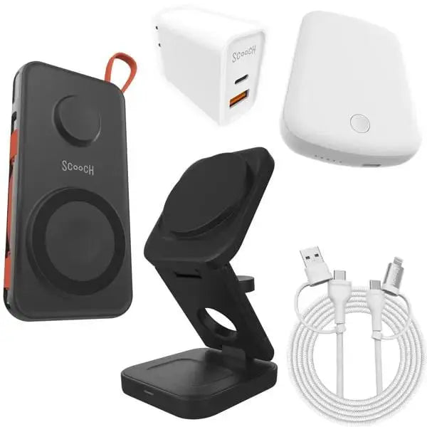 Scooch-JuiceBundle Ultimate - JuiceBank Pro, JuiceBank Go, JuiceDock, JuicePlug and JuiceCord 4-in-1-