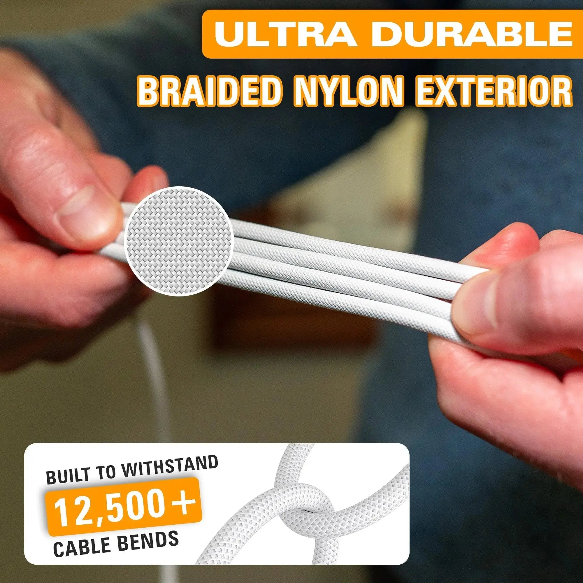 Scooch-JuiceCord 4-in-1 - 60W Charging Cable (4FT) with USB-A, USB-C, and Lightning-