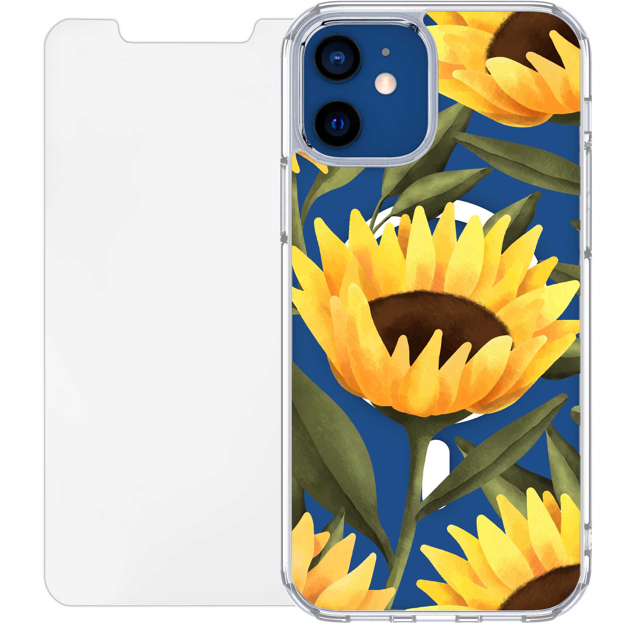 スマートフォン本体 sun flower MagCase in Blooming Sunflowers MagSafe phone case | Scooch