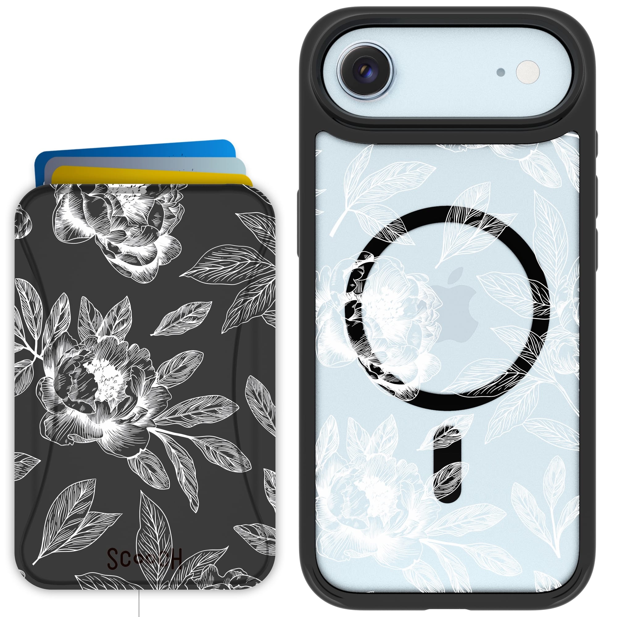 Scooch-MagCase + MagWallet 2.0 MixMatch Bundle for iPhone Air-Chinoiserie