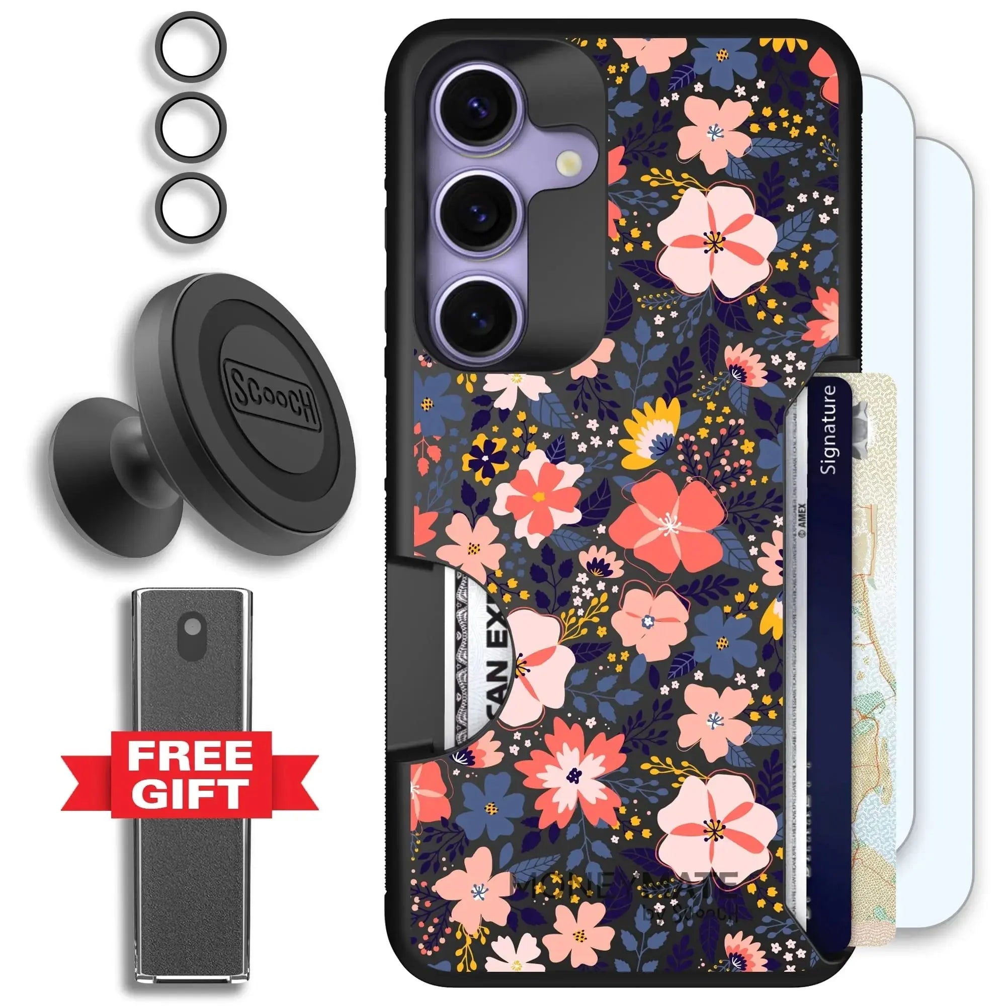 Scooch-Moneymate Defender Bundle for Samsung Galaxy S26-Wildflowers