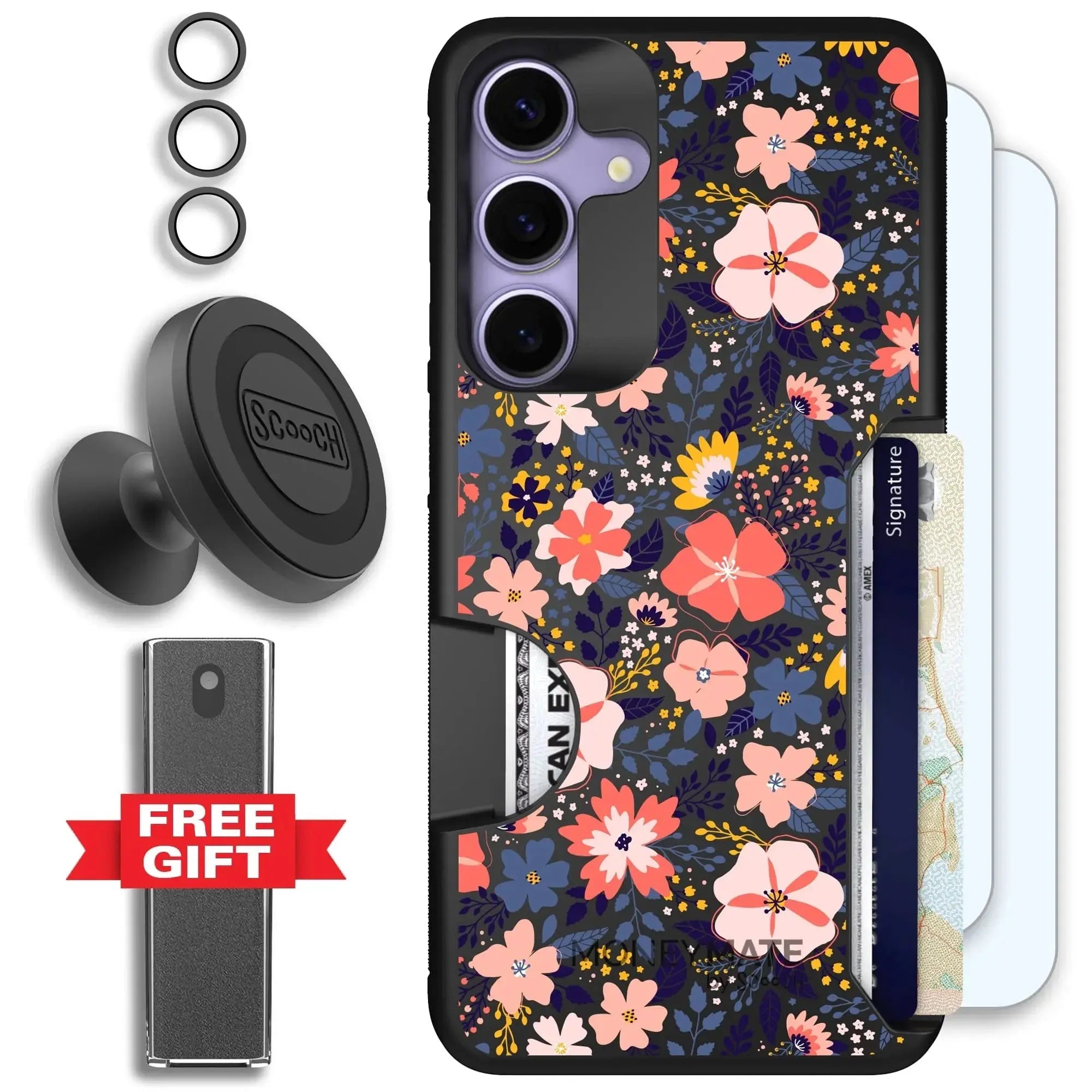Scooch-Moneymate Defender Bundle for Samsung Galaxy S26+-Wildflowers