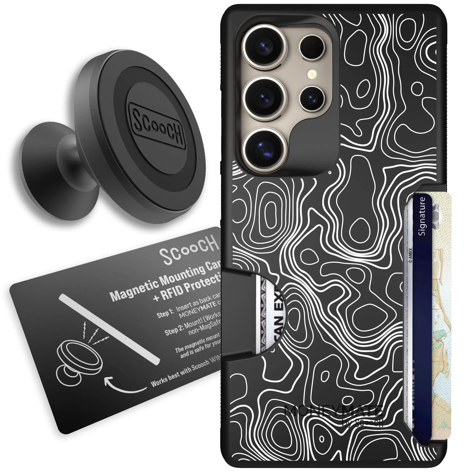 Scooch-Moneymate Starter Bundle for Samsung Galaxy S25 Ultra-Topography