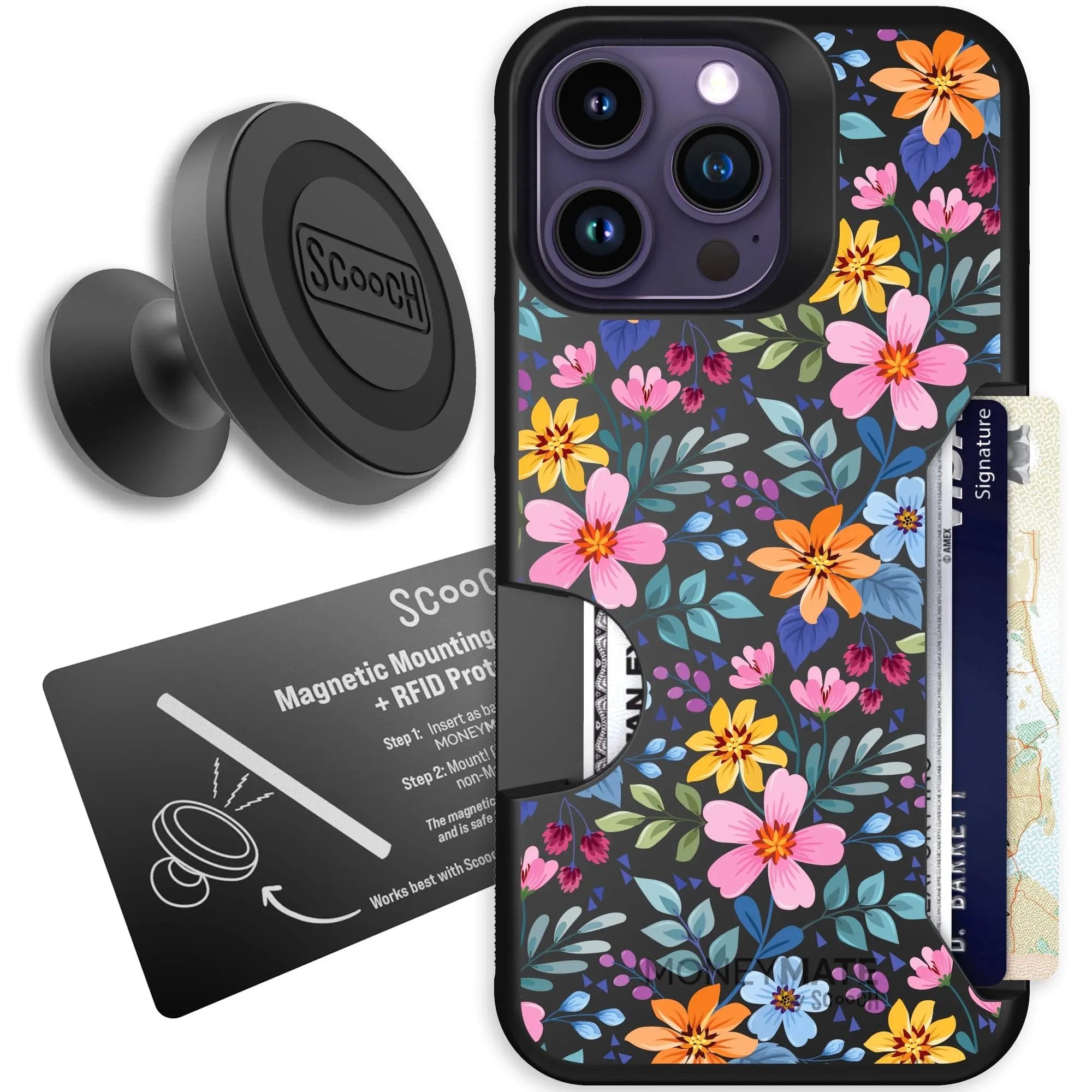 Scooch-Moneymate Starter Bundle for iPhone 14 Pro Max-Full Bloom