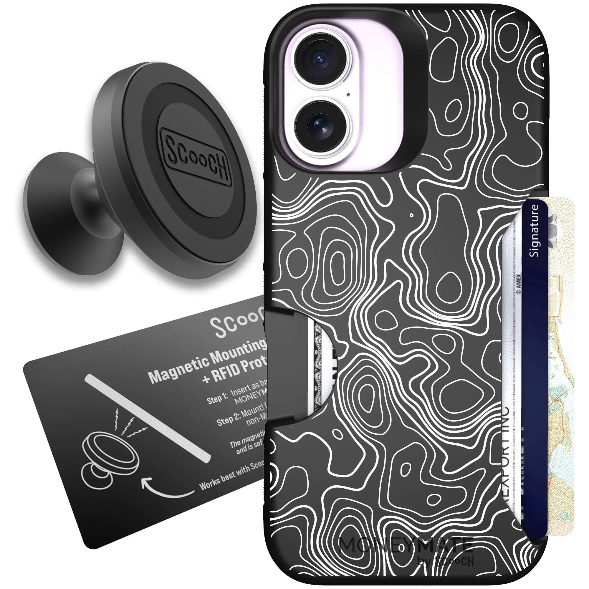 Scooch-Moneymate Starter Bundle for iPhone 17-Topography