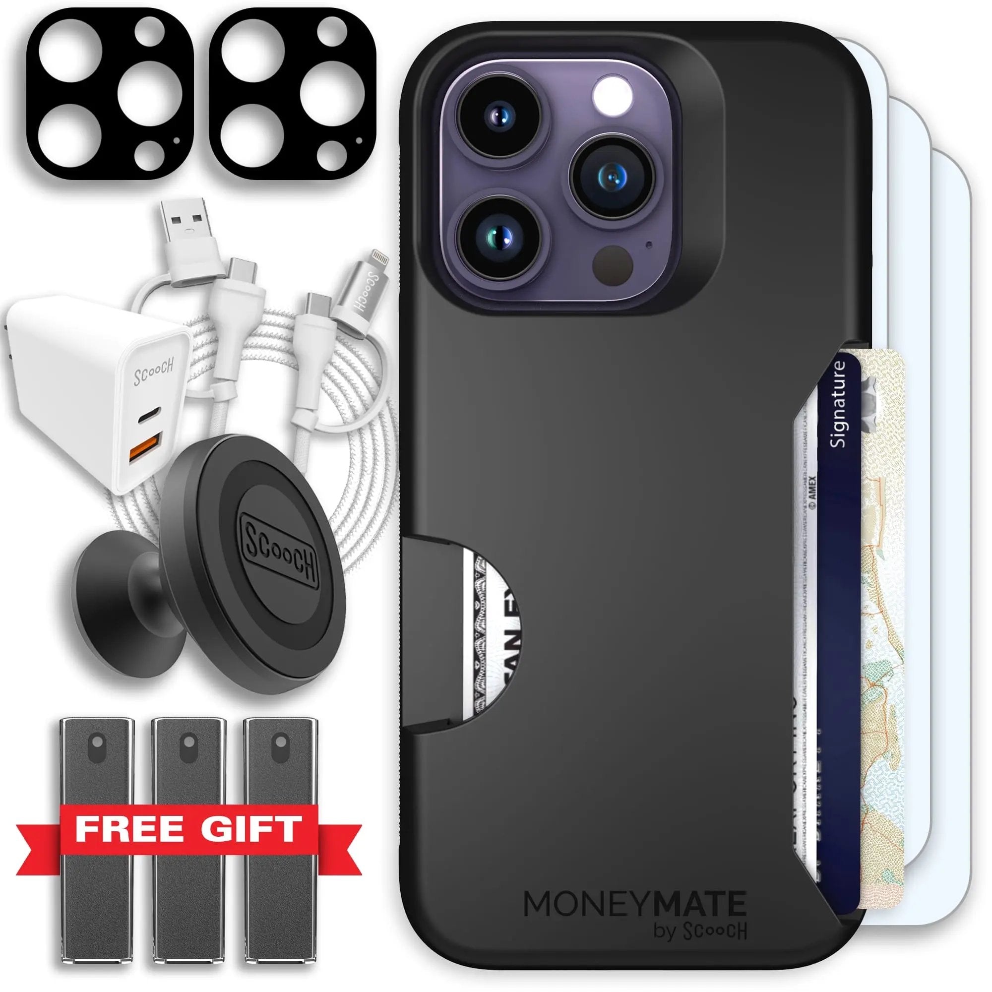 Scooch-Moneymate Ultimate Bundle for iPhone 14 Pro-