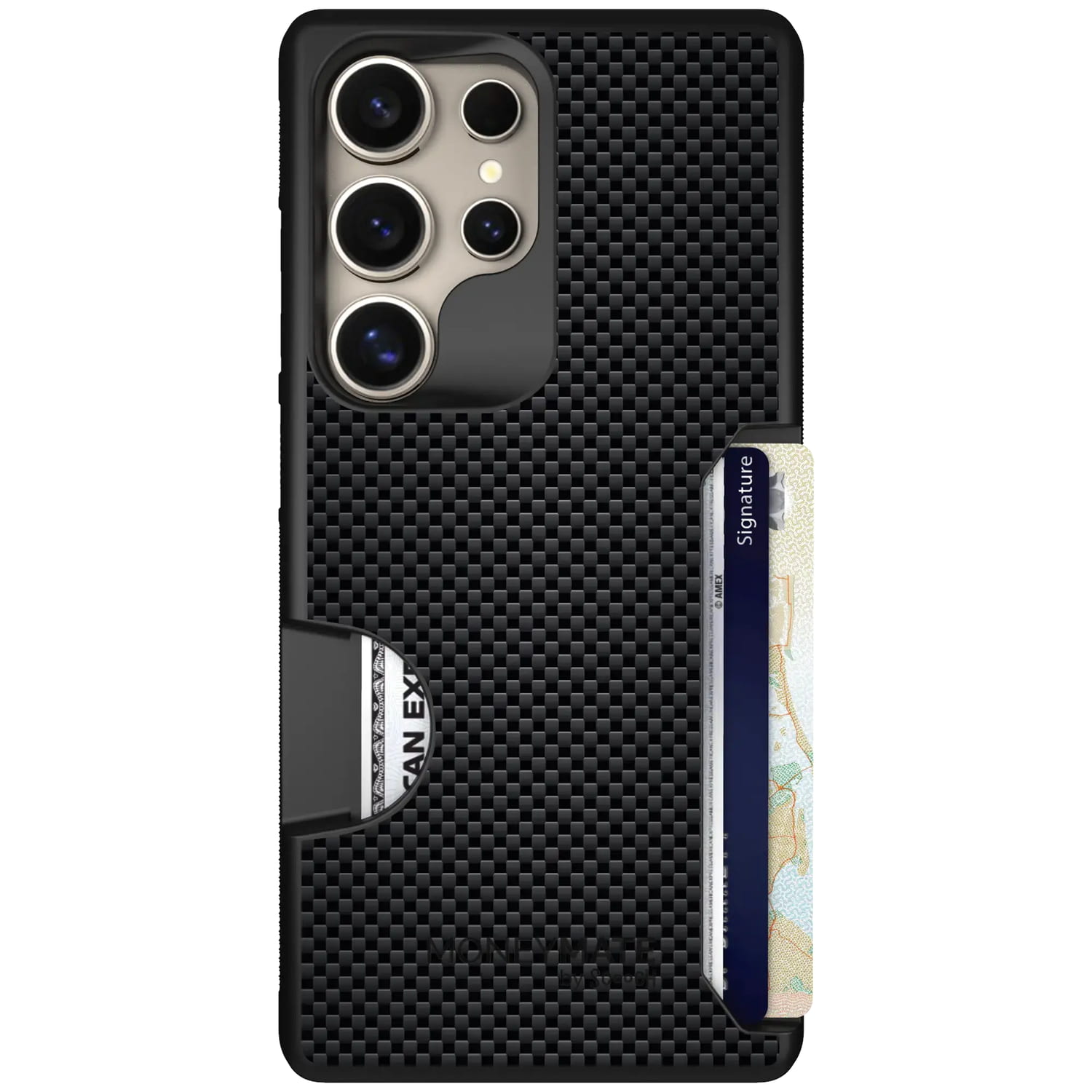 Scooch Moneymate for Samsung Galaxy S26 Ultra - Carbon Fiber