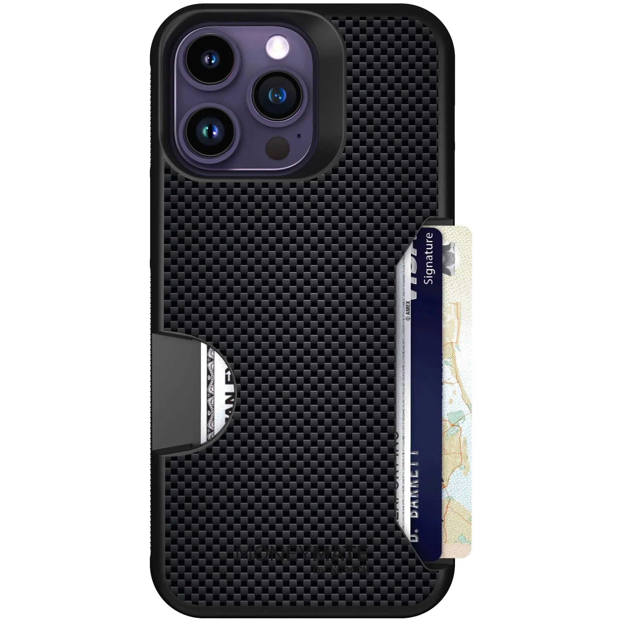 Scooch-Moneymate for iPhone 14 Pro Max-Carbon Fiber