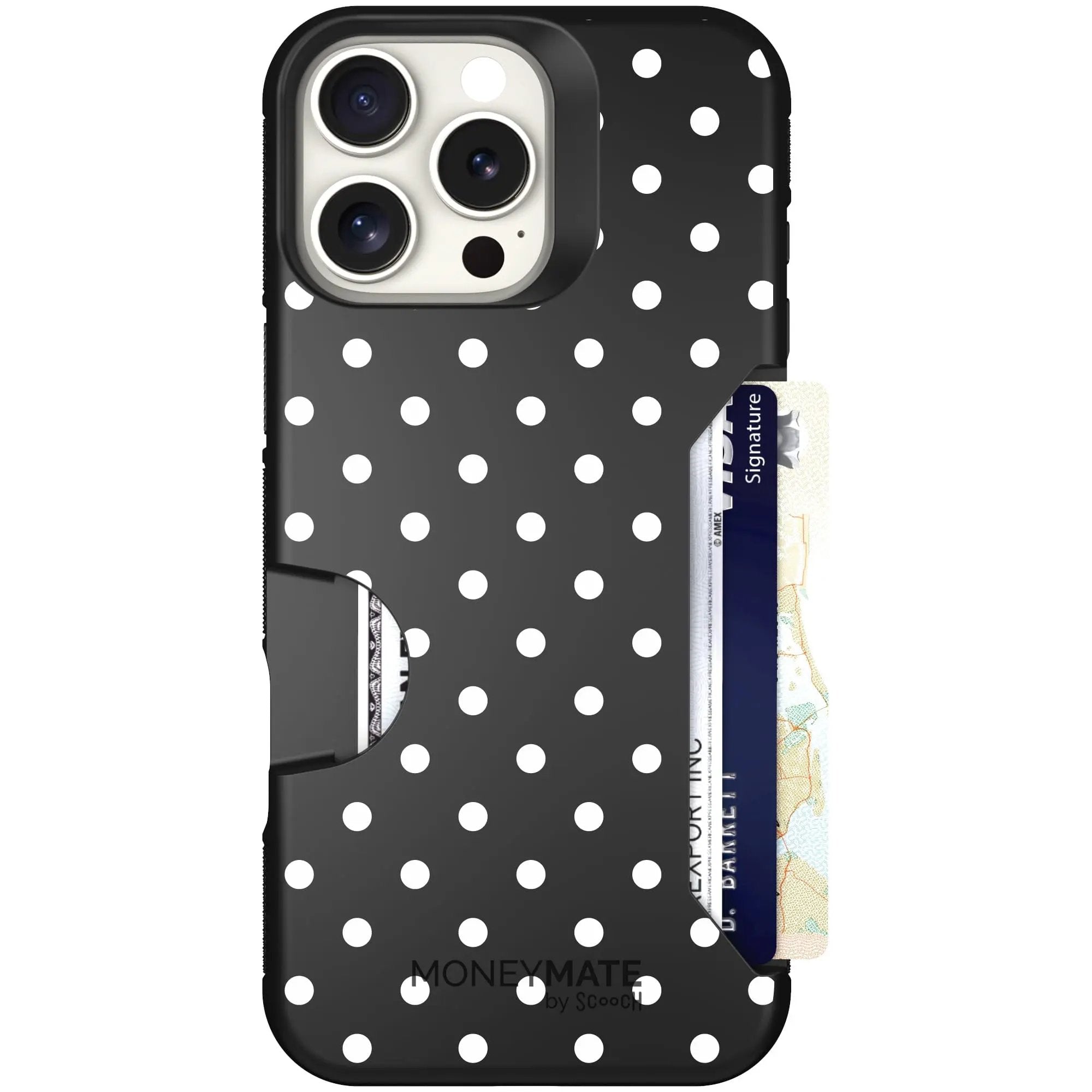 Scooch-Moneymate for iPhone 16 Pro Max-Polka Dots