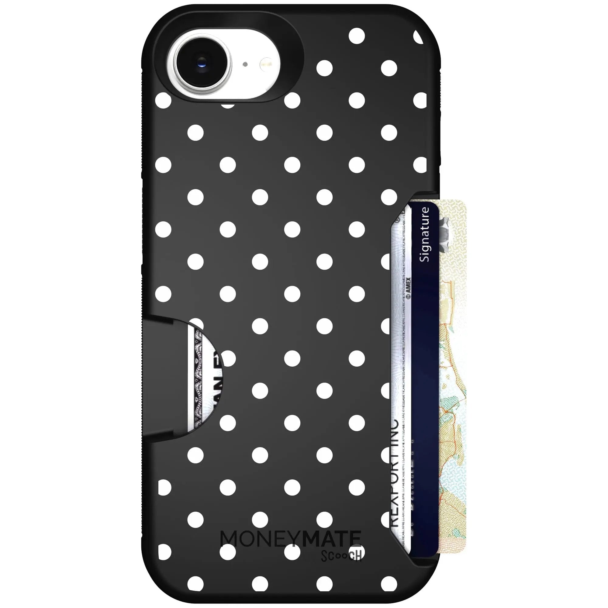 Scooch-Moneymate for iPhone 16e-Polka Dots