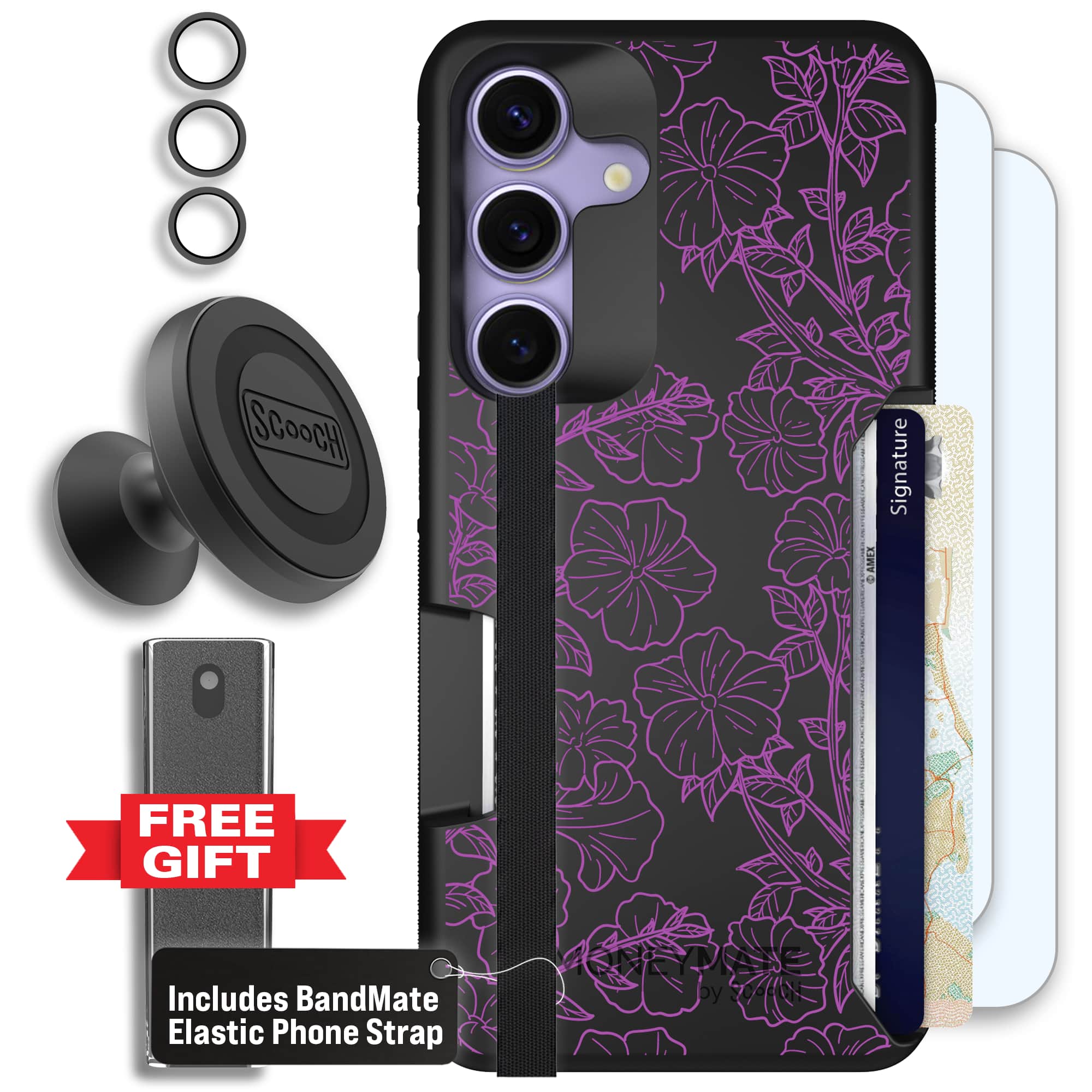 Moneymate - S25 - Purple Petunias - Defender Bundle