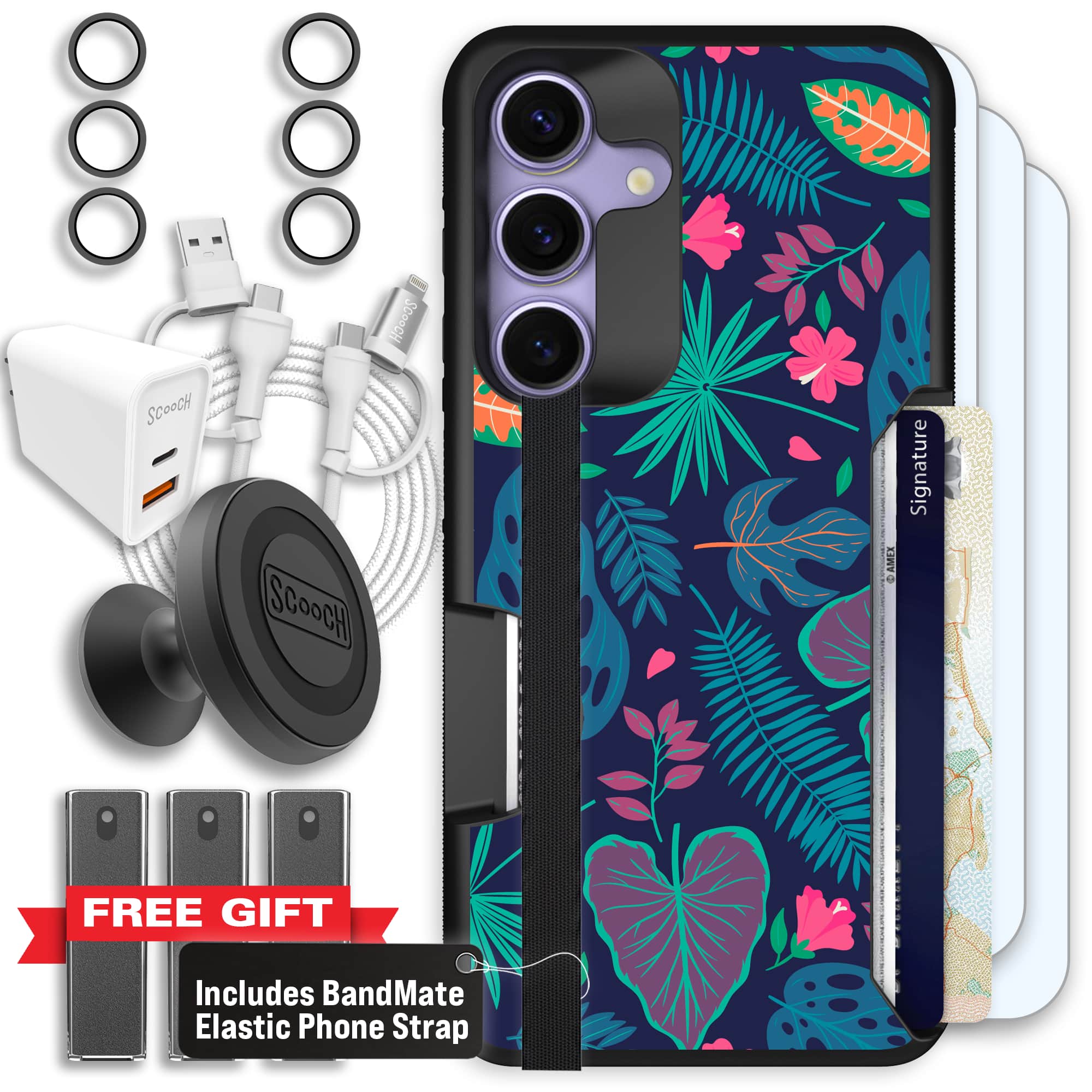 Moneymate - S25 - Tropical Leaves - Ultimate Bundle