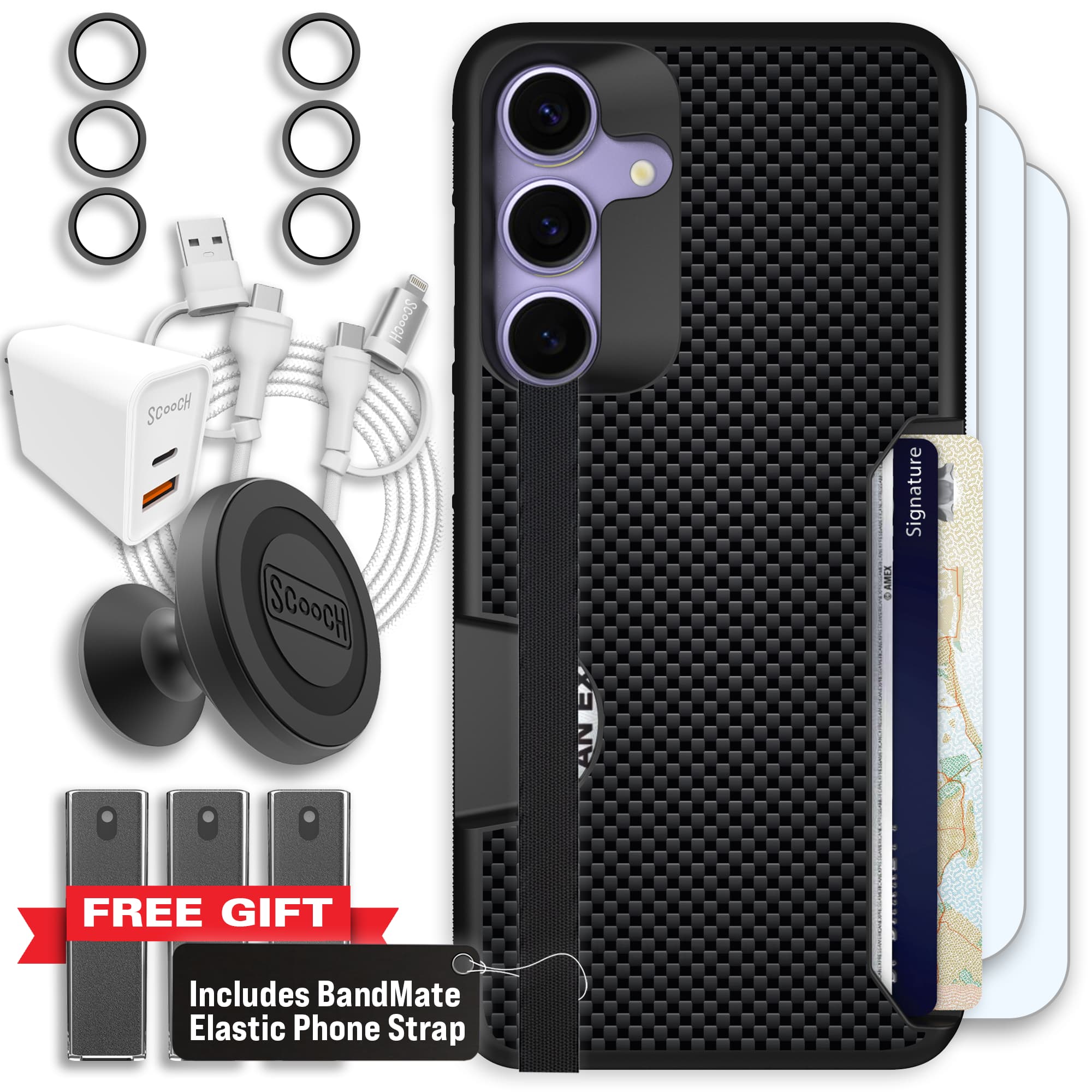 Moneymate - S25 Plus - Carbon Fiber - Ultimate Bundle