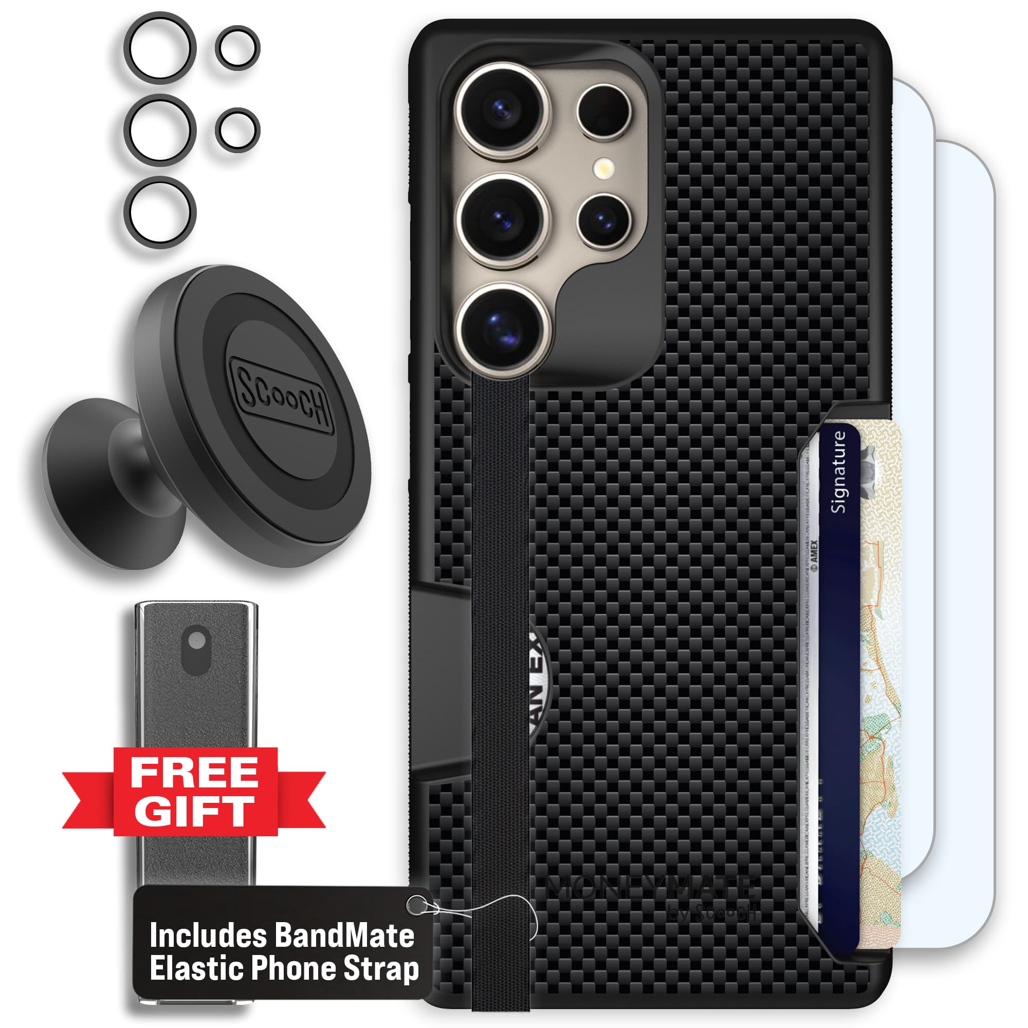 Moneymate - S25 Ultra - Carbon Fiber - Defender Bundle