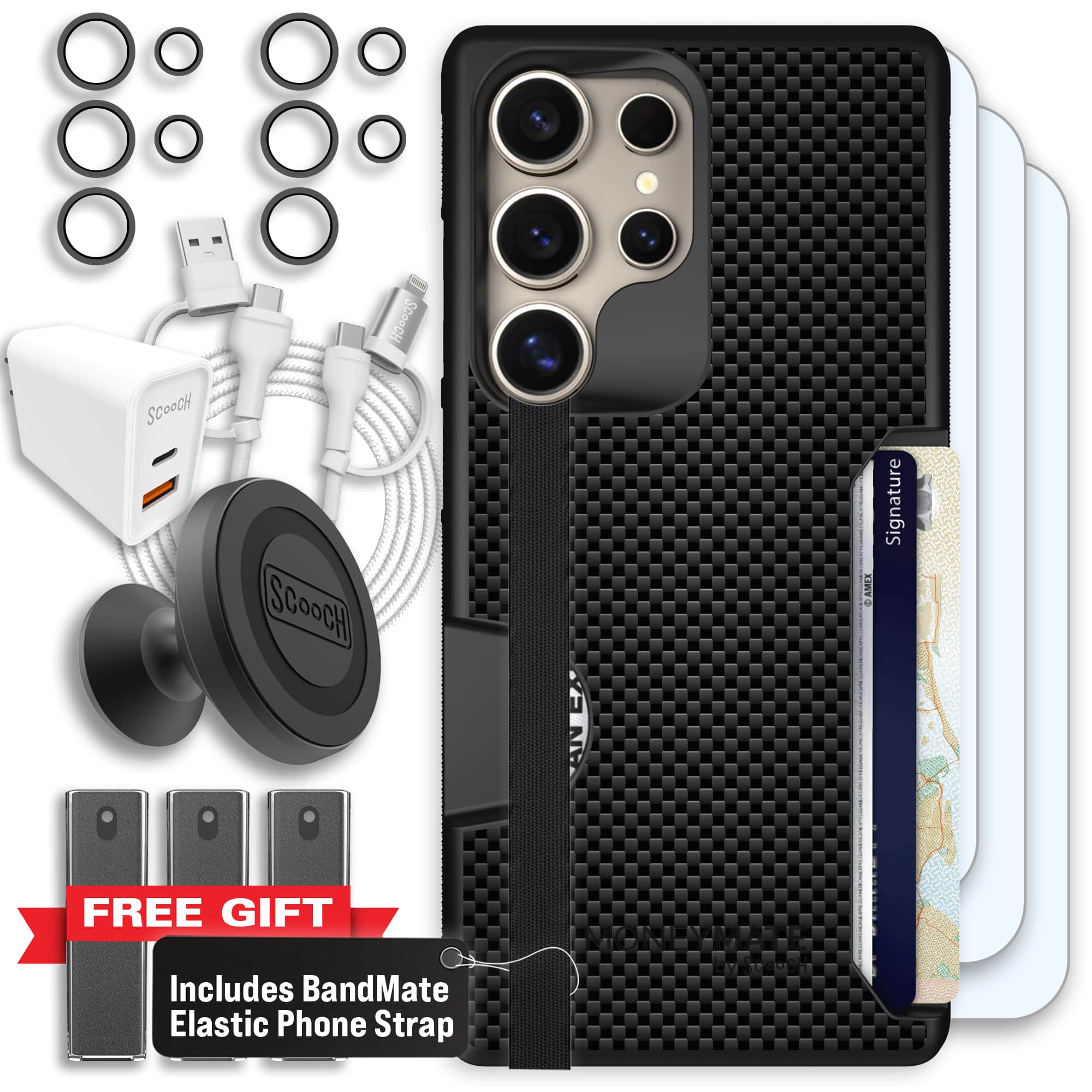 Moneymate - S25 Ultra - Carbon Fiber - Ultimate Bundle